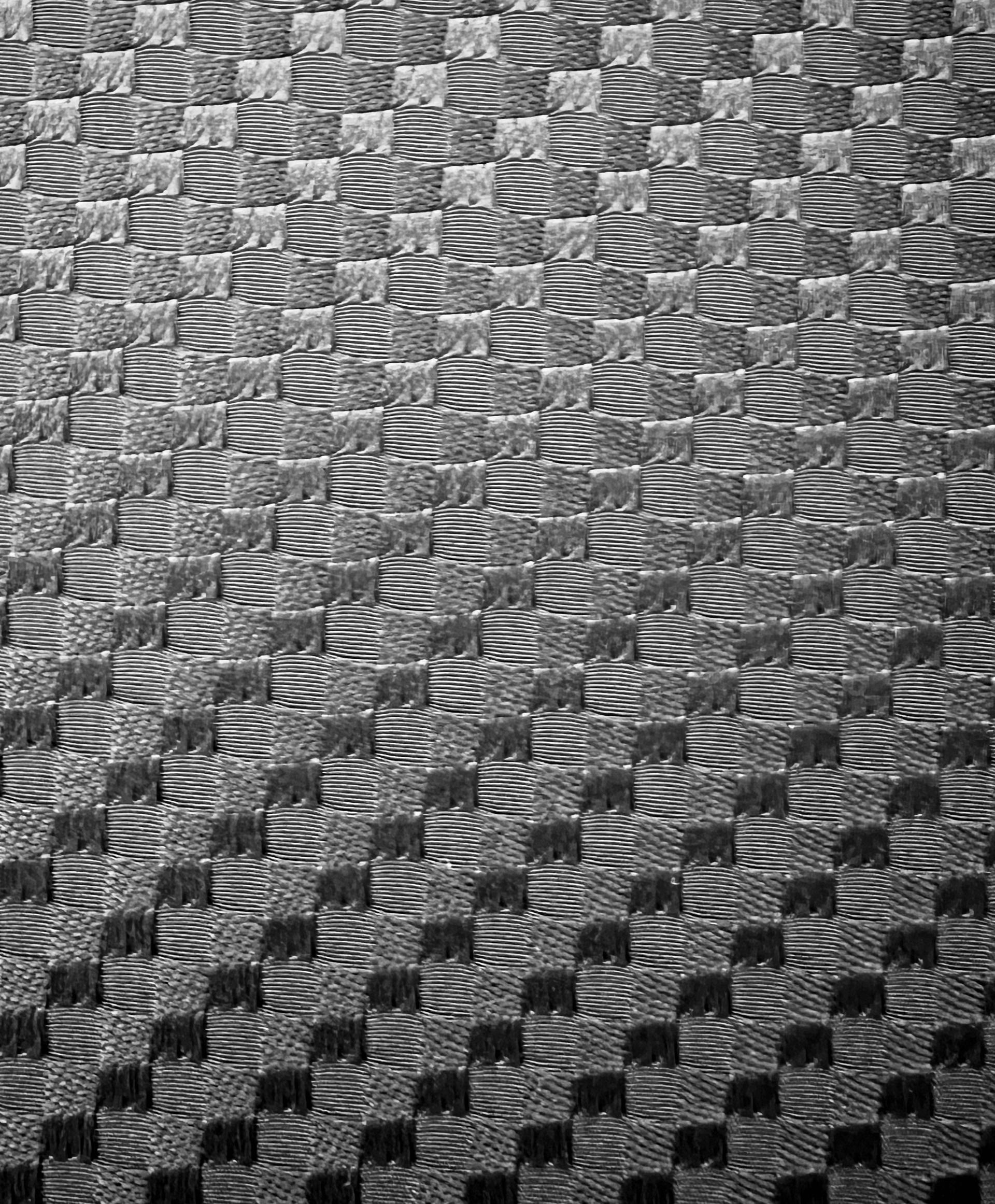 Tone on Tone Geometric Basketweave Brocade in Black