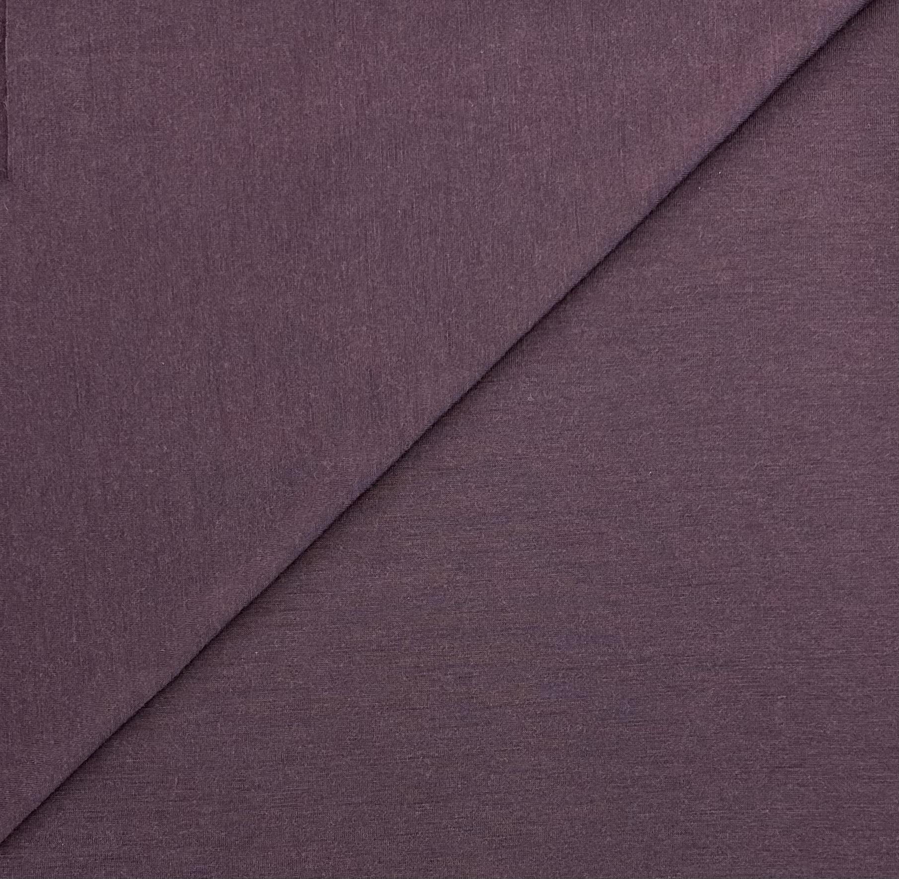 Sustainable Merino Wool Jersey in Plum
