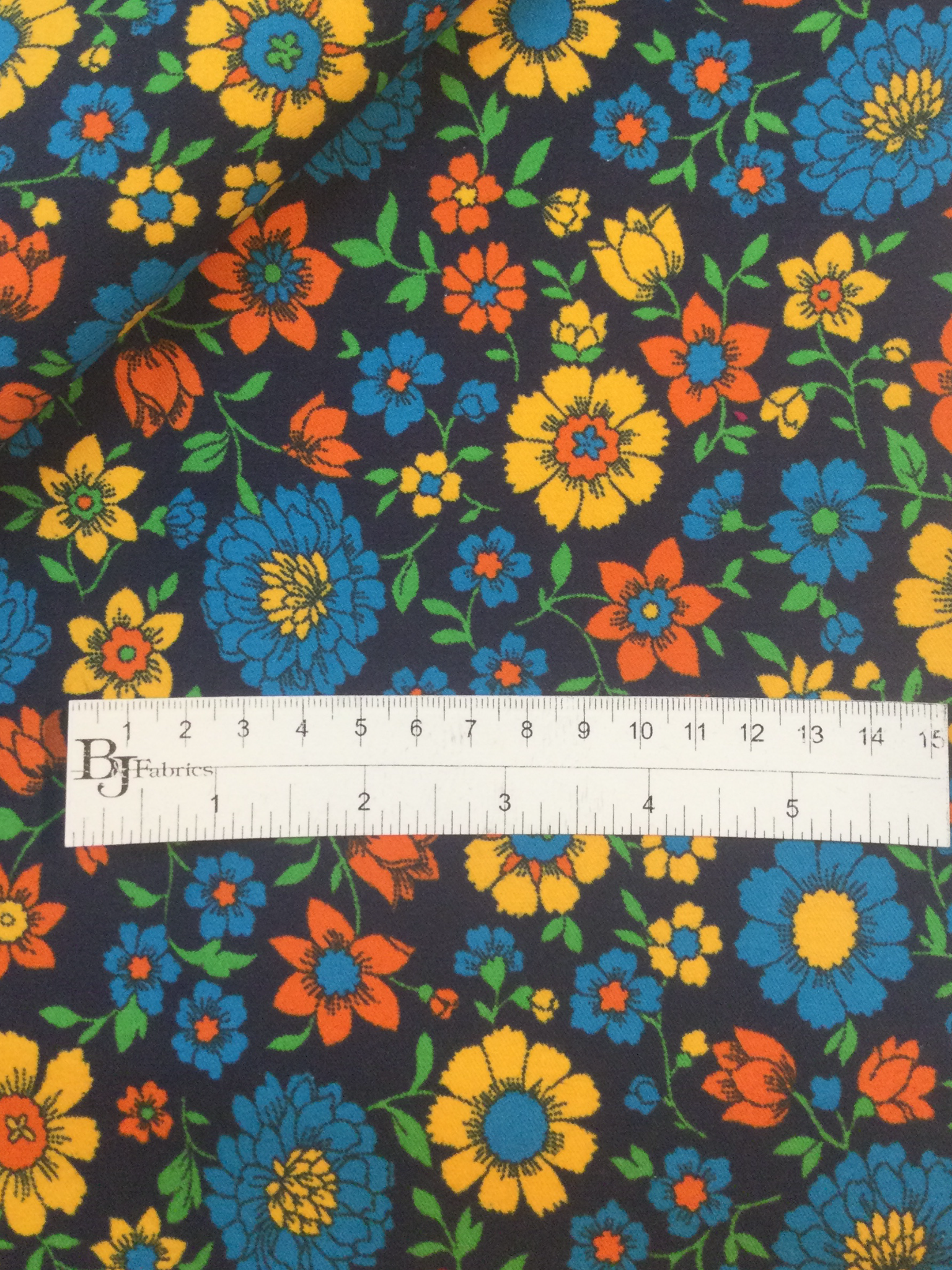 Made in Italy Cotton/Rayon Floral