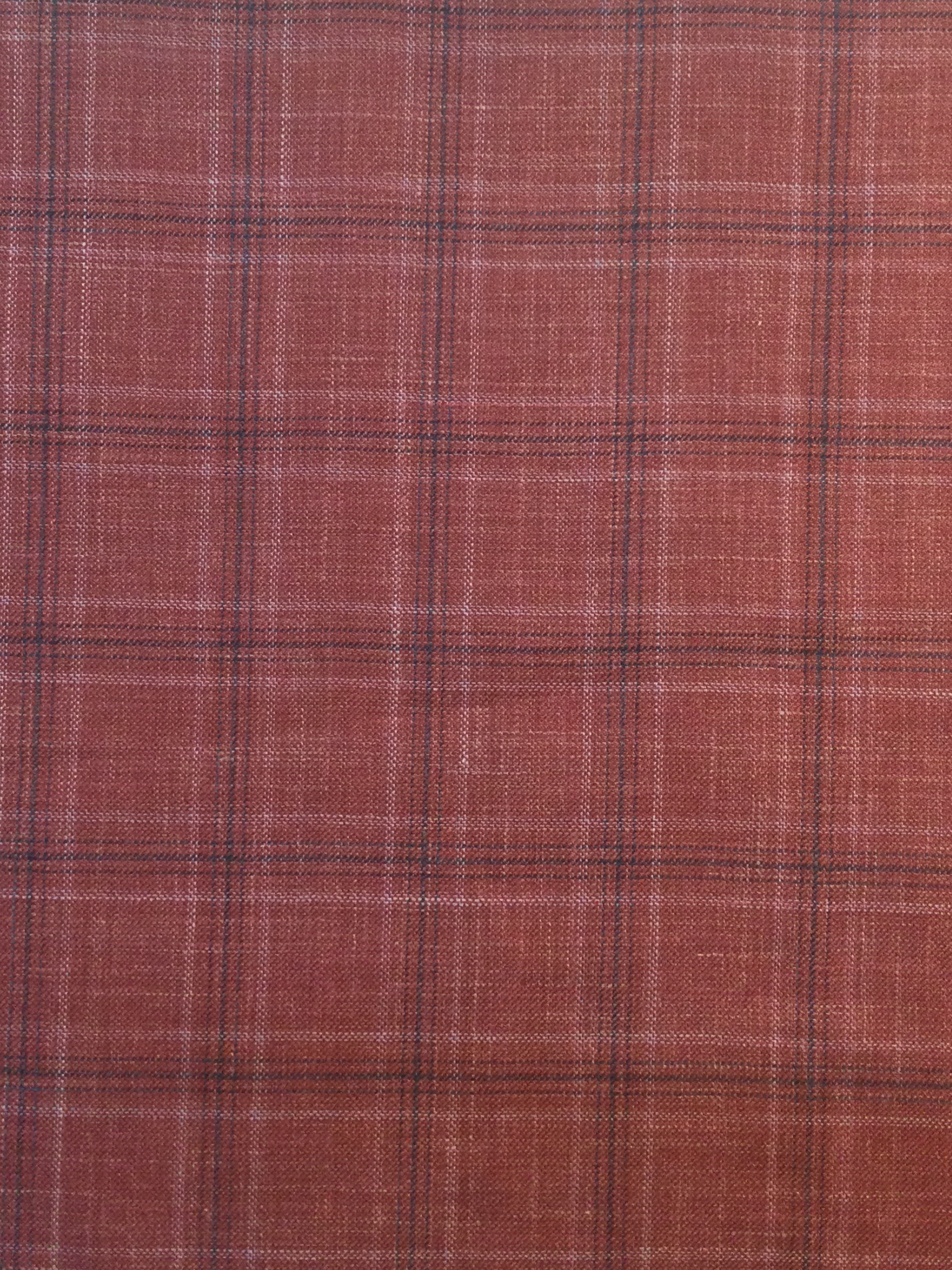 Made in Italy Loro Piana Wool/Silk/Linen Plaid