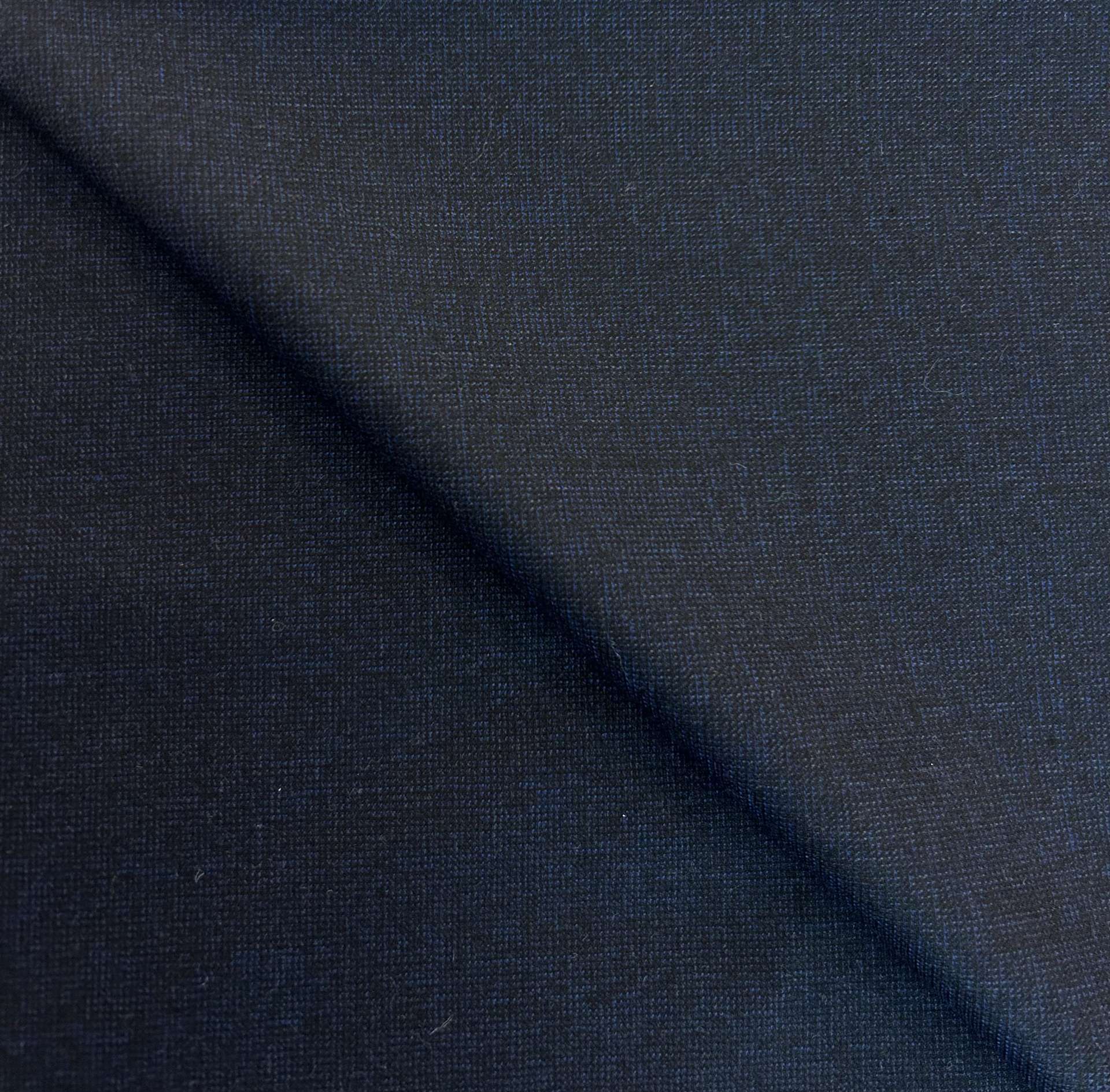Fine Italian Wool Flannel in Navy