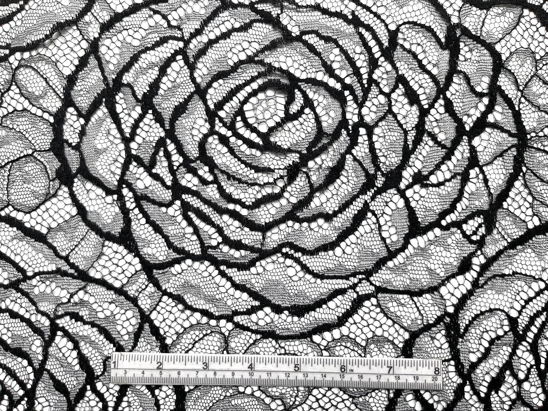 Chantilly Lace Made in France "Cabbage Rose"