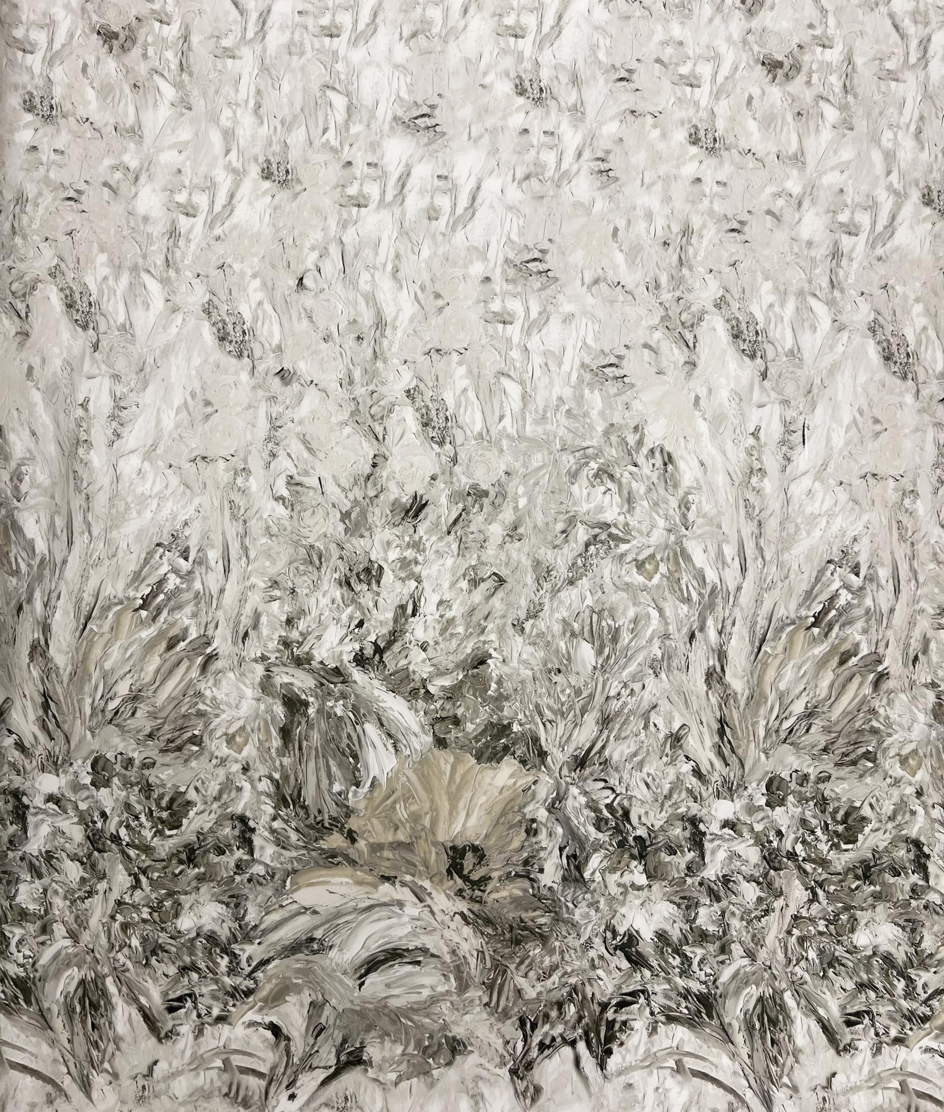 Printed Couture Gazar in Grey & Taupe