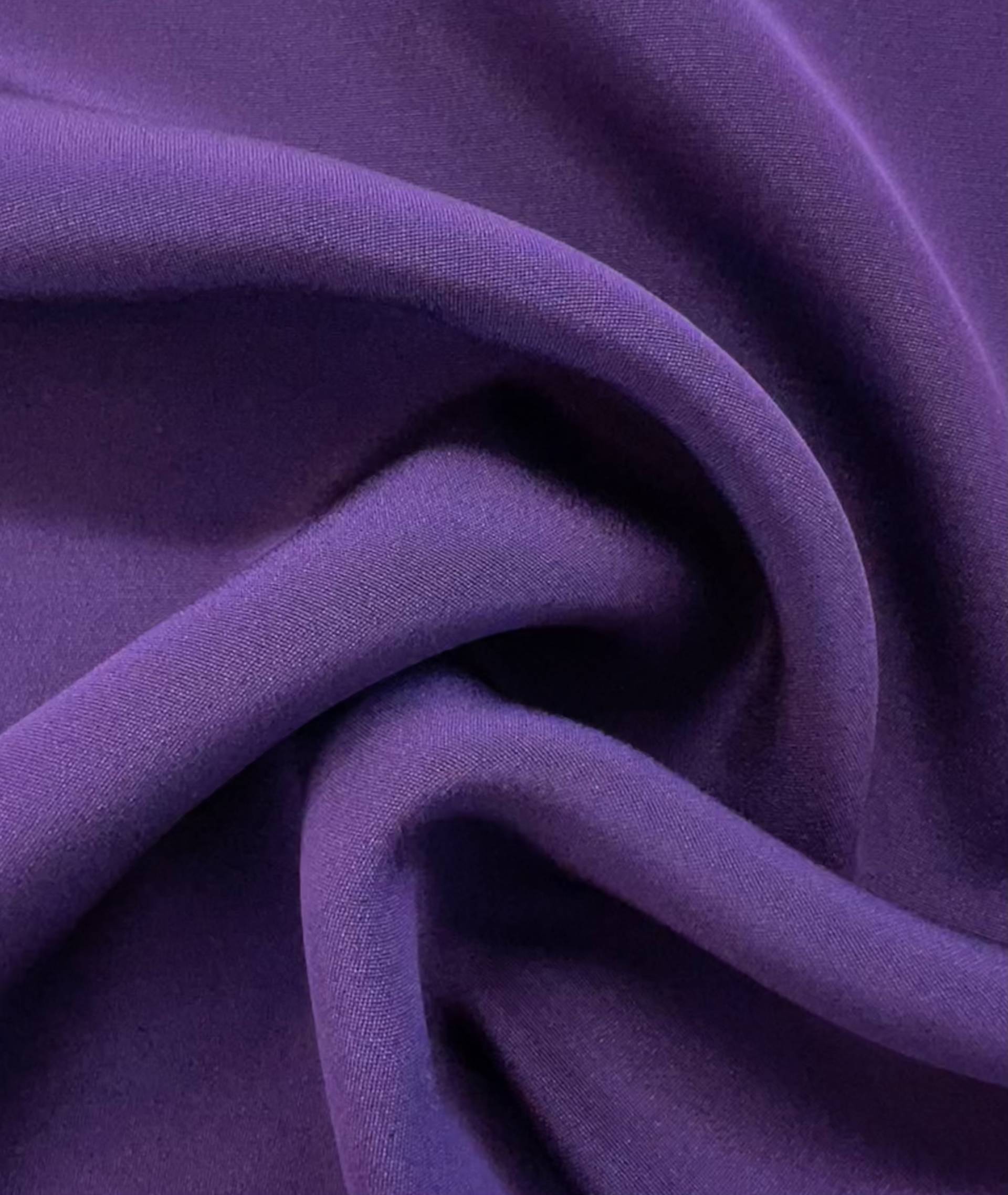 100% 4 Ply Silk Crepe in Purple