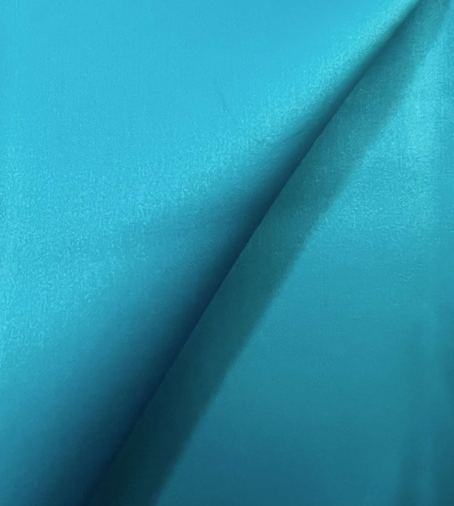 Pure Silk Satin Organza in Turquoise