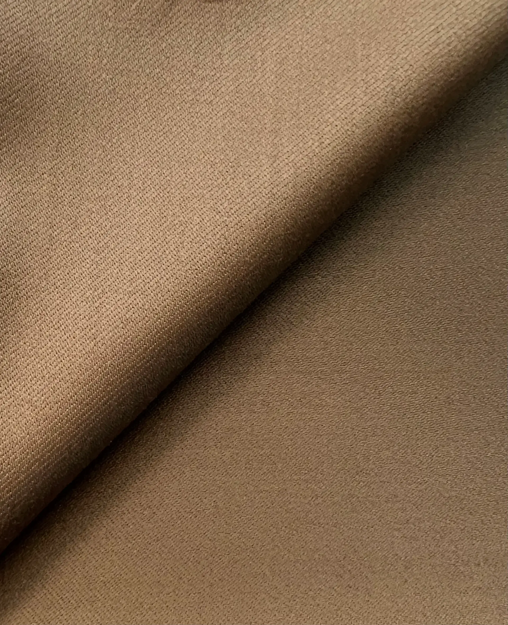 Italian Wool Twill Satin Faille in Khaki Green