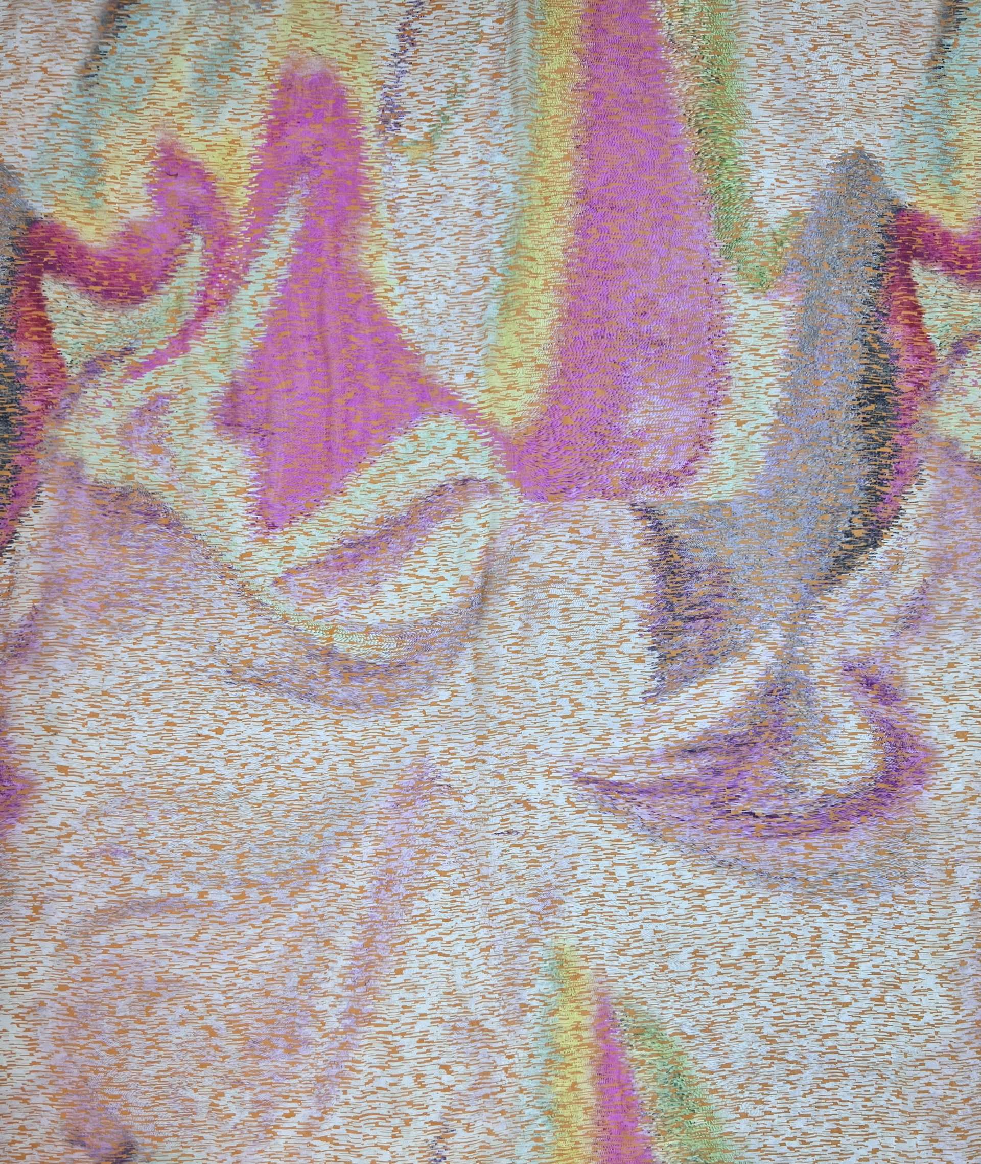 Silk Chiffon Vibrant Colors Print