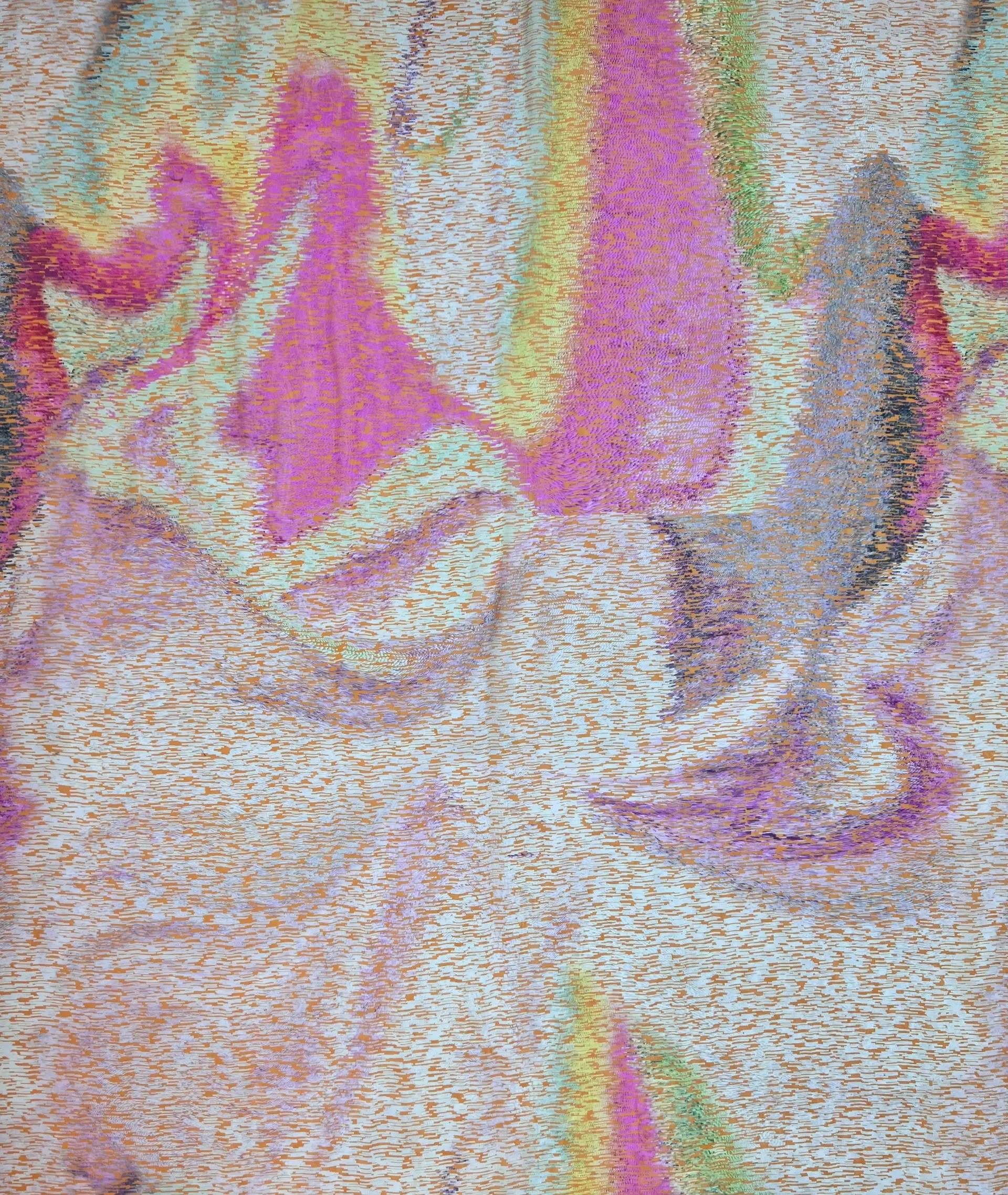 Silk Chiffon Vibrant Colors Print