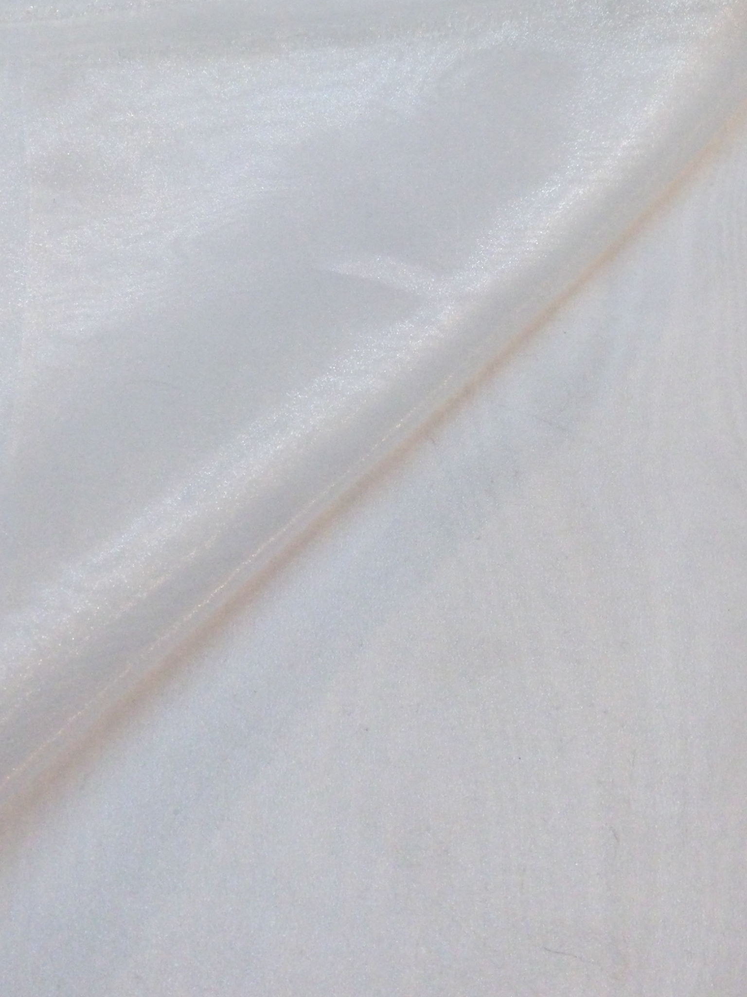 Polyester Shimmer Organza in White