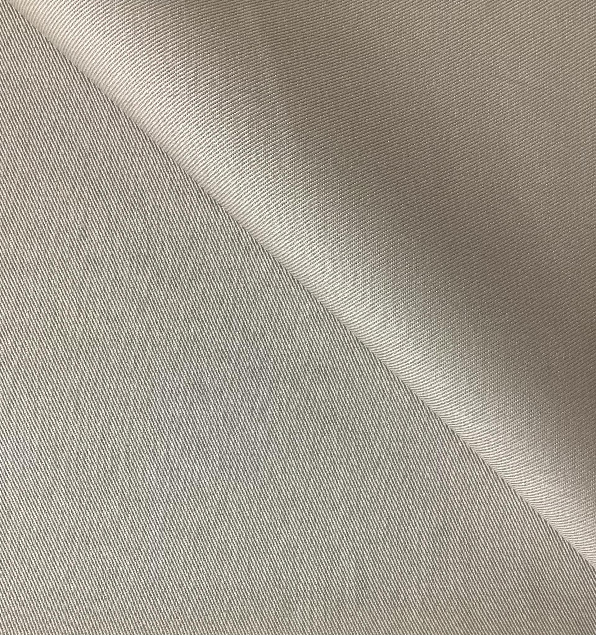 Stretch Cotton Chino Twill in Stone