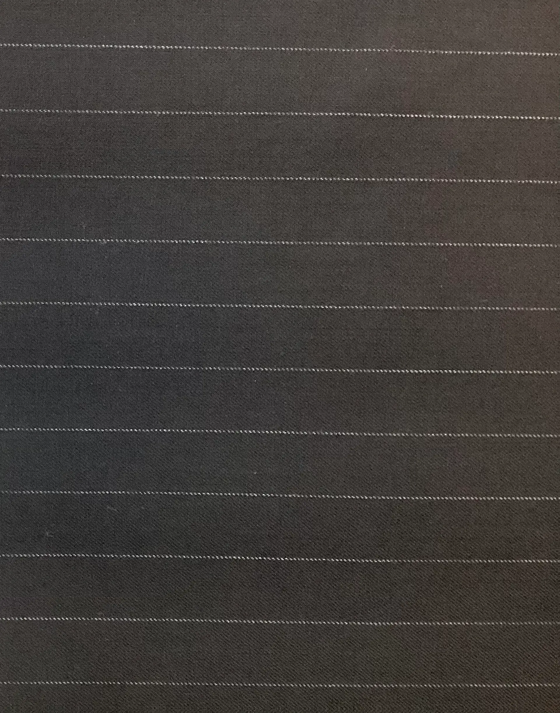 Zegna Italian Wool Stripe In Black