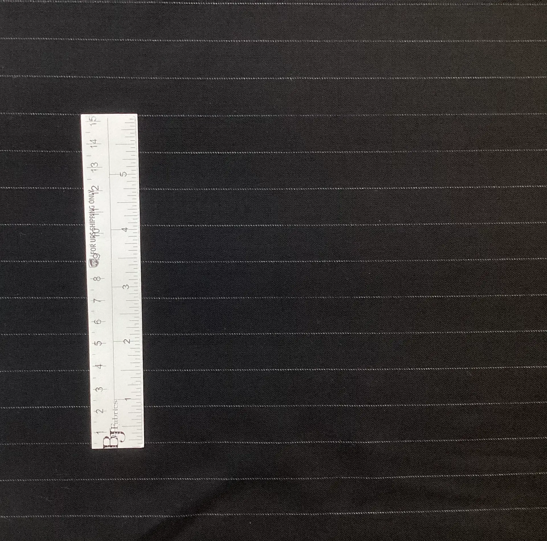 Zegna Italian Wool Stripe In Black