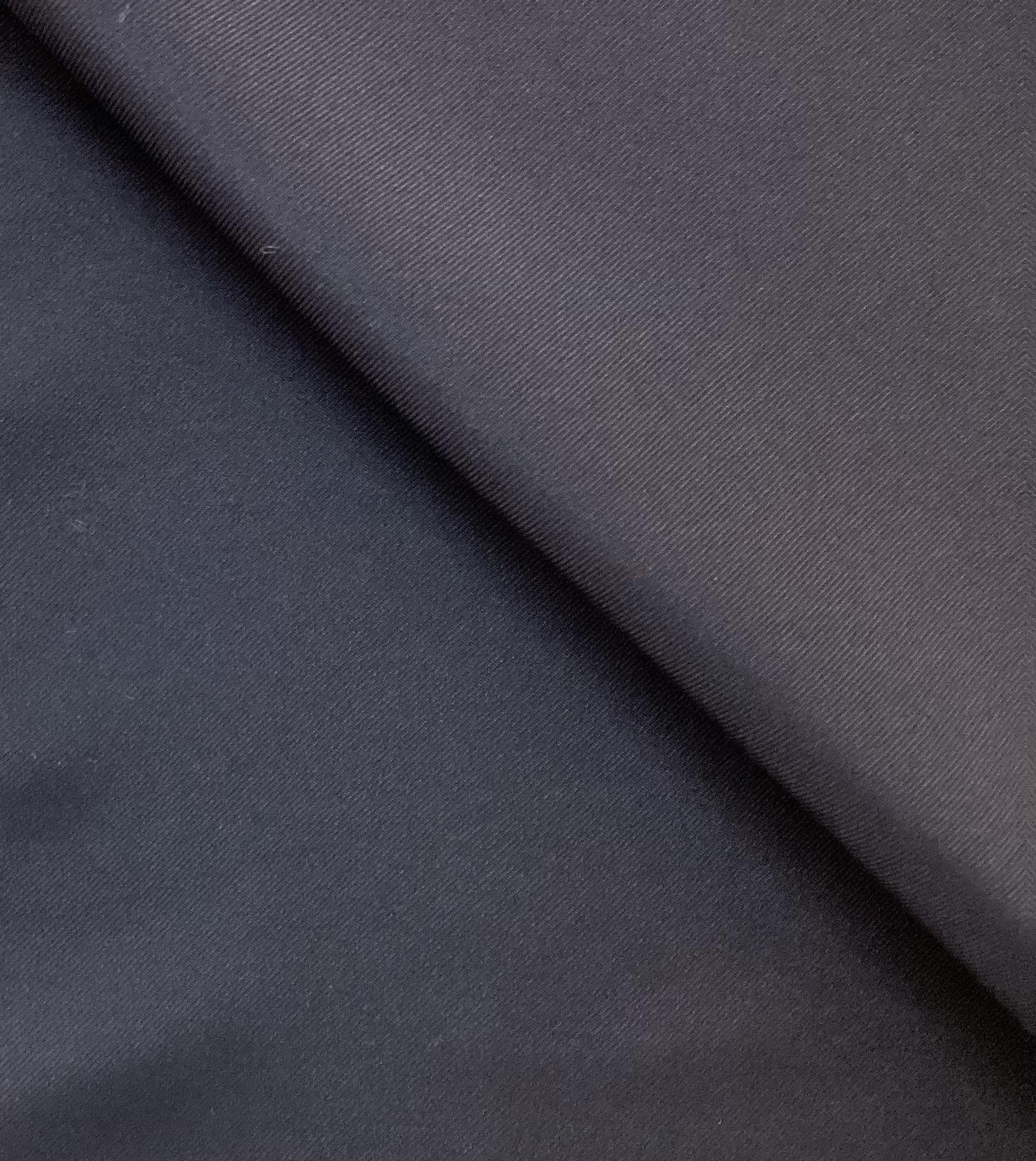 100% Silk Twill In Denim