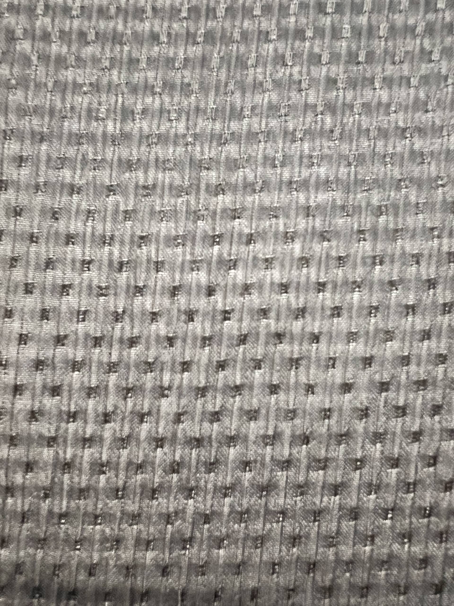 Italian Crinkle Dotted Chiffon in Black 59% Viscose 41% Acetate