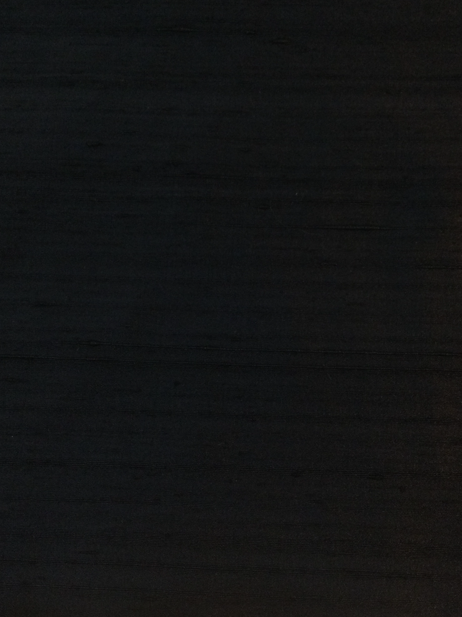 100% Silk Duppioni in Black