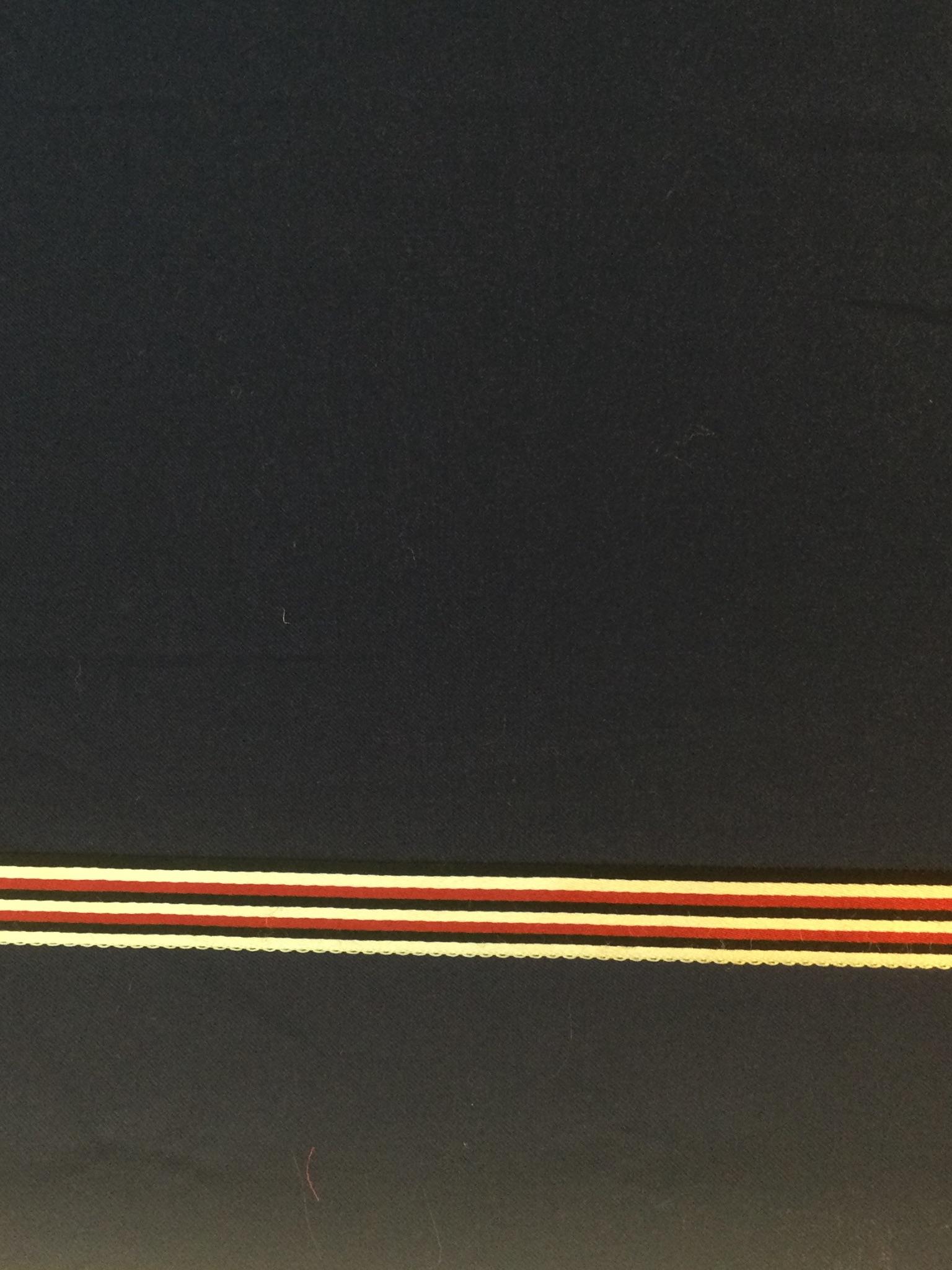 Cotton & Rayon Panel In Navy