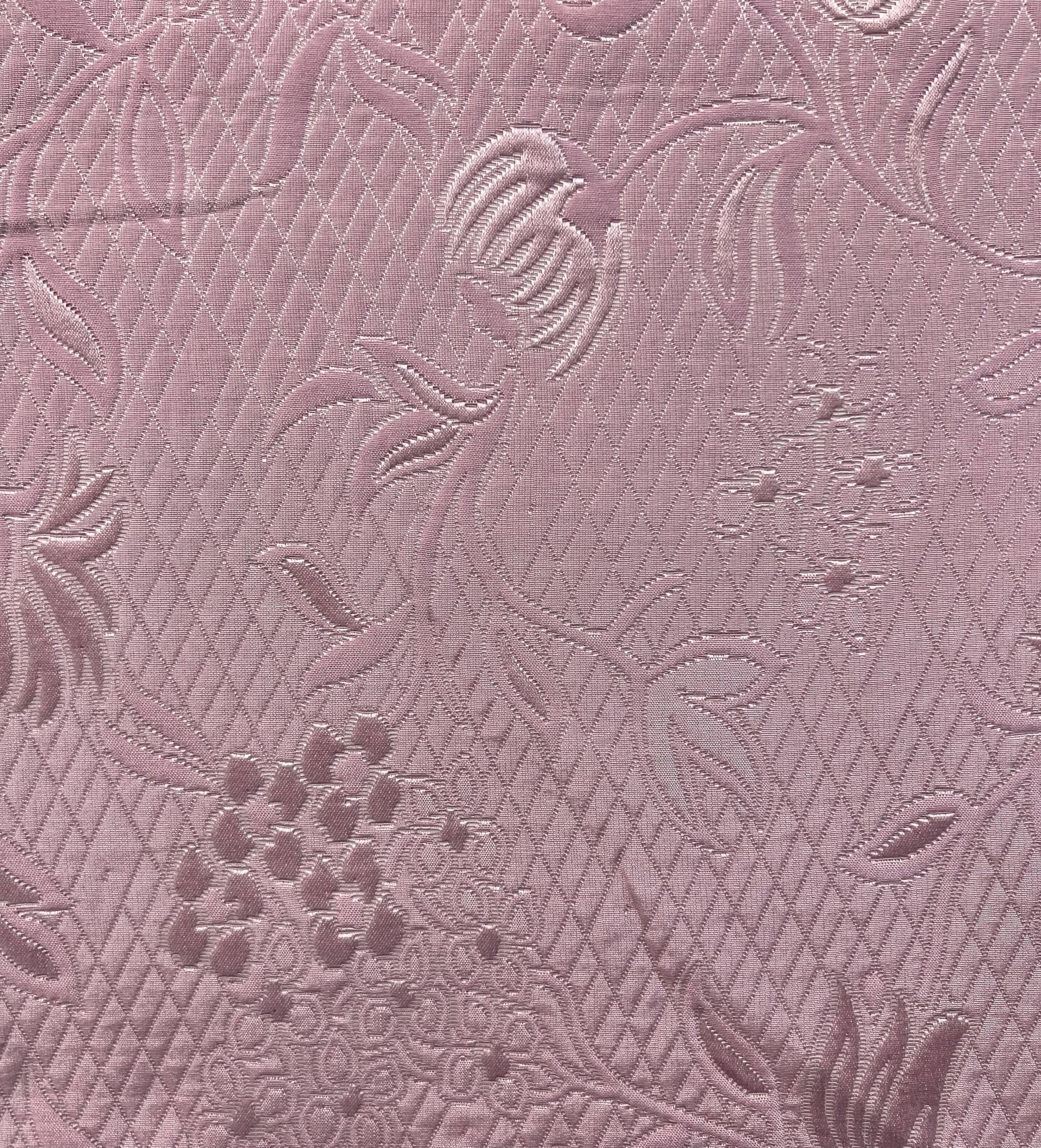 Silk & Viscose Brocade in Pink