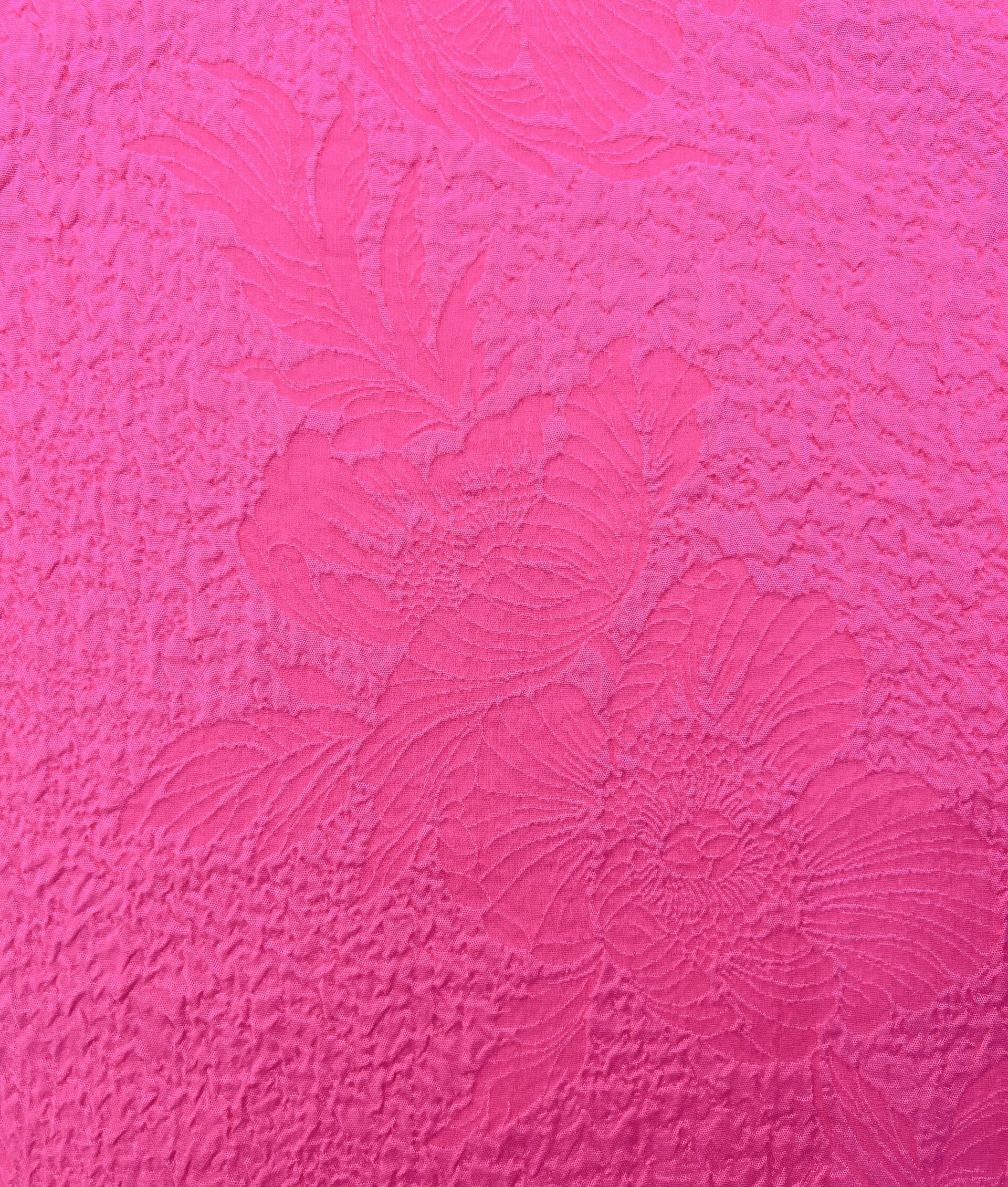 Silk Matelasse in Fuchsia