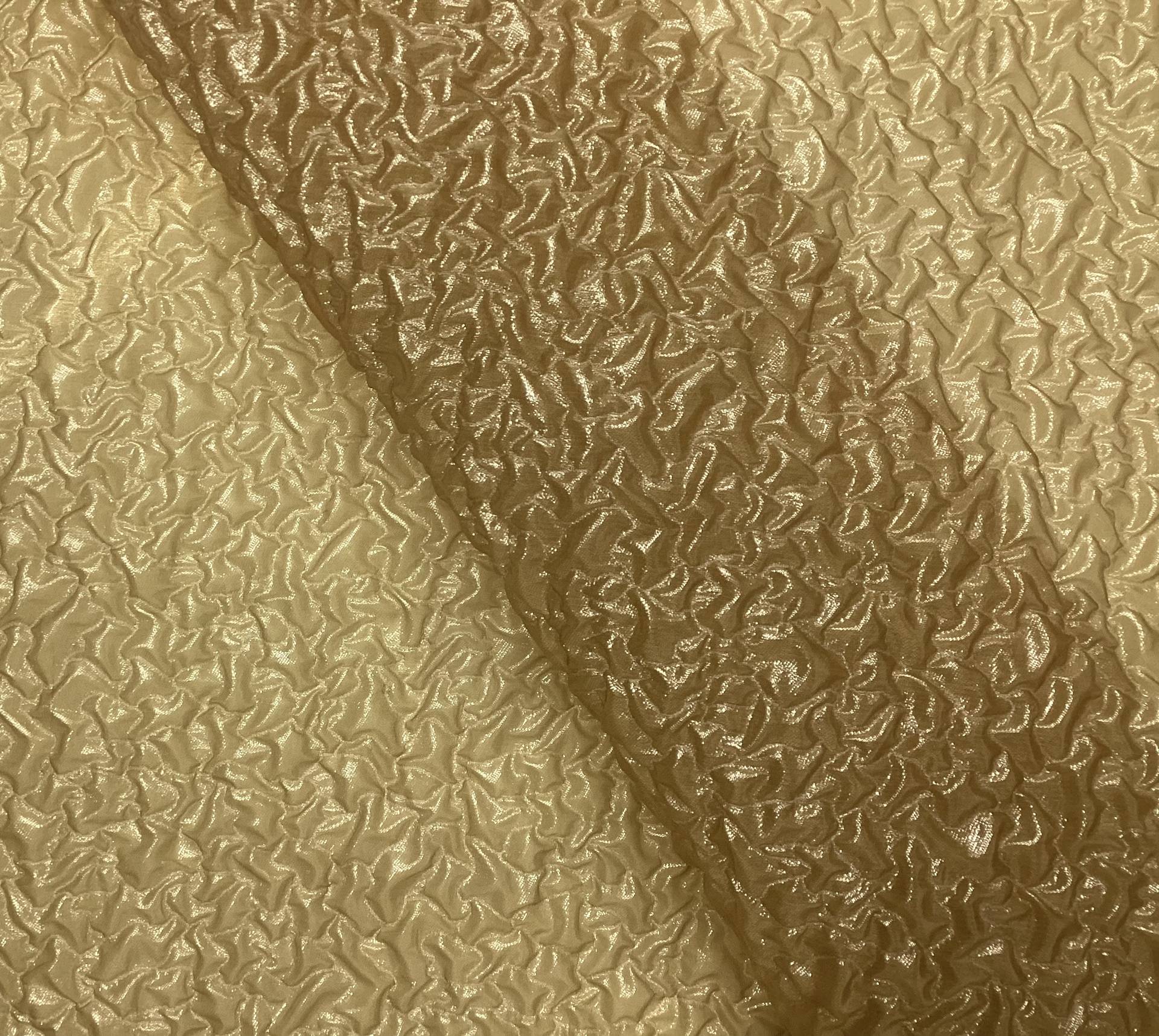 Made in Italy Silk/Nylon Cloque in Honey