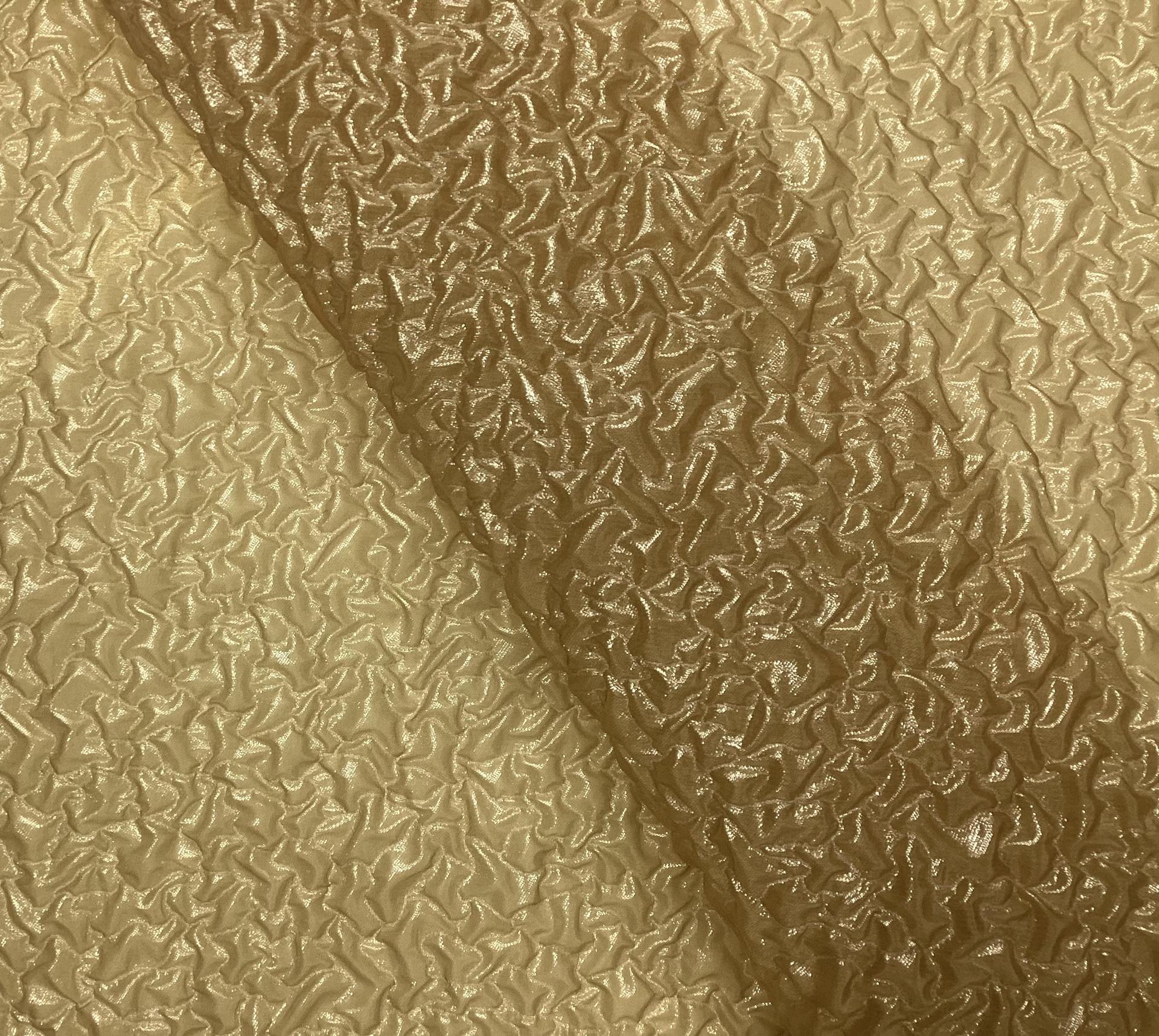 Made in Italy Silk/Nylon Cloque in Honey