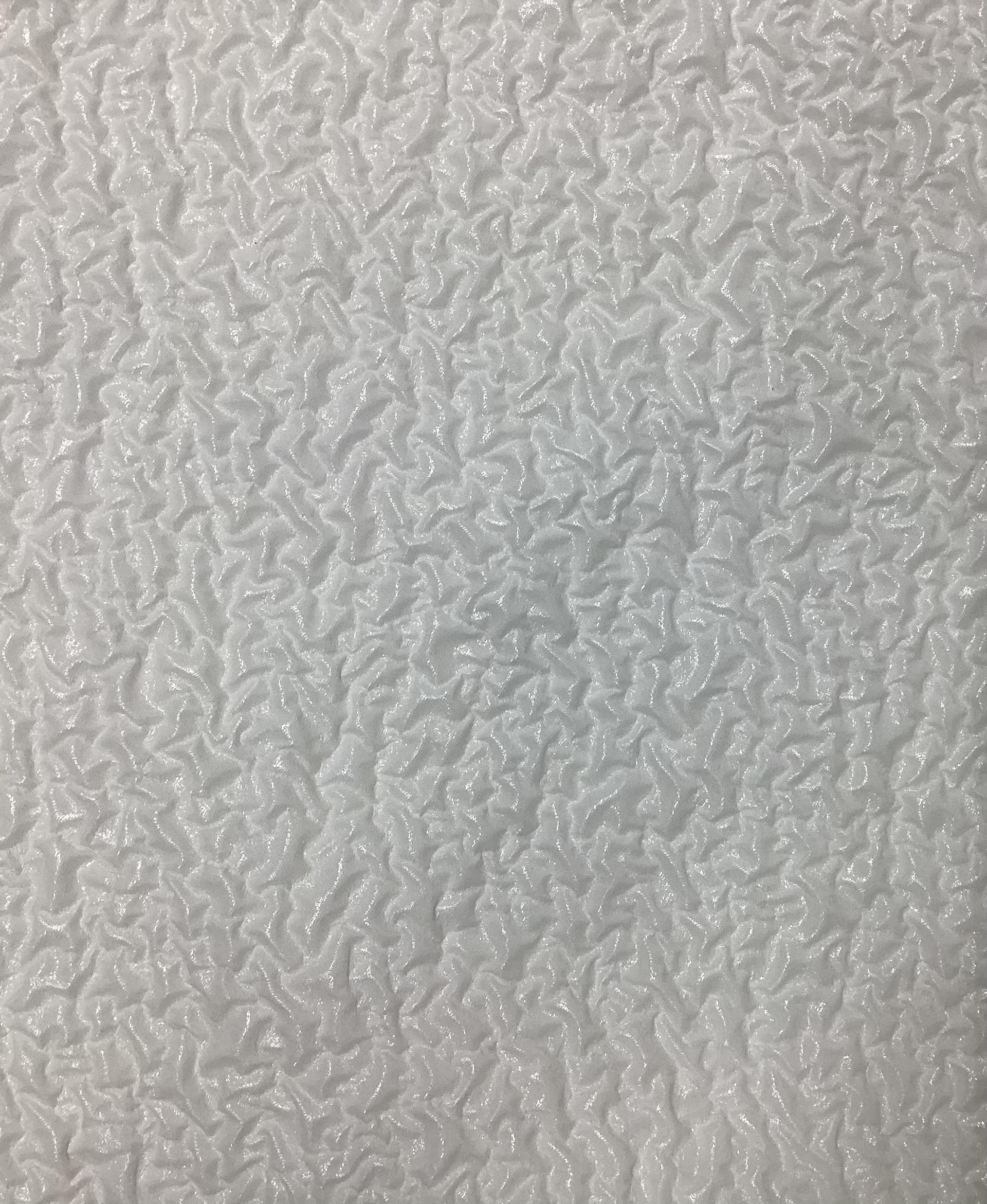 Made in Italy Silk/Nylon Cloque in White