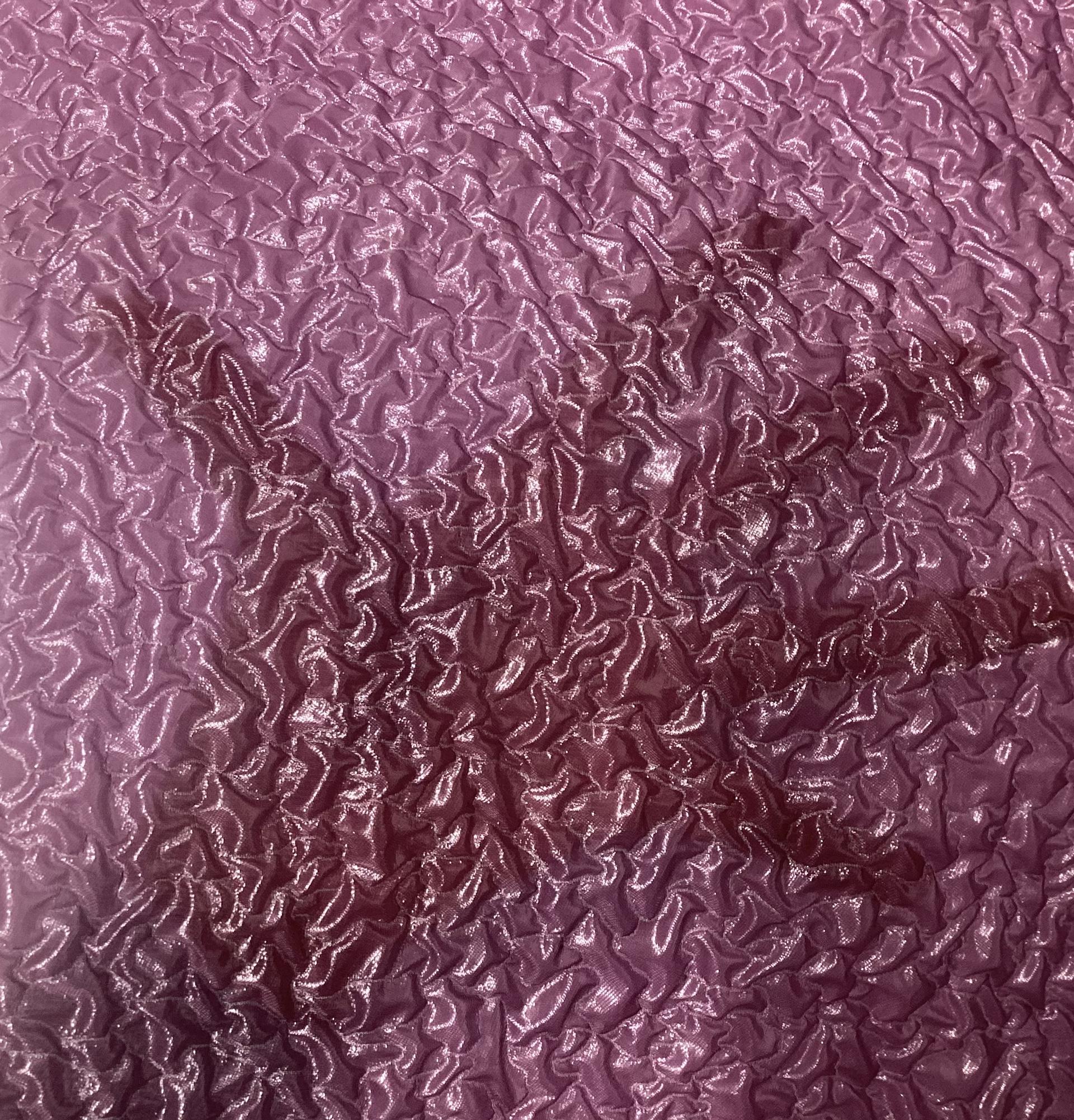 Made in Italy Silk/Nylon Cloque in Lilac