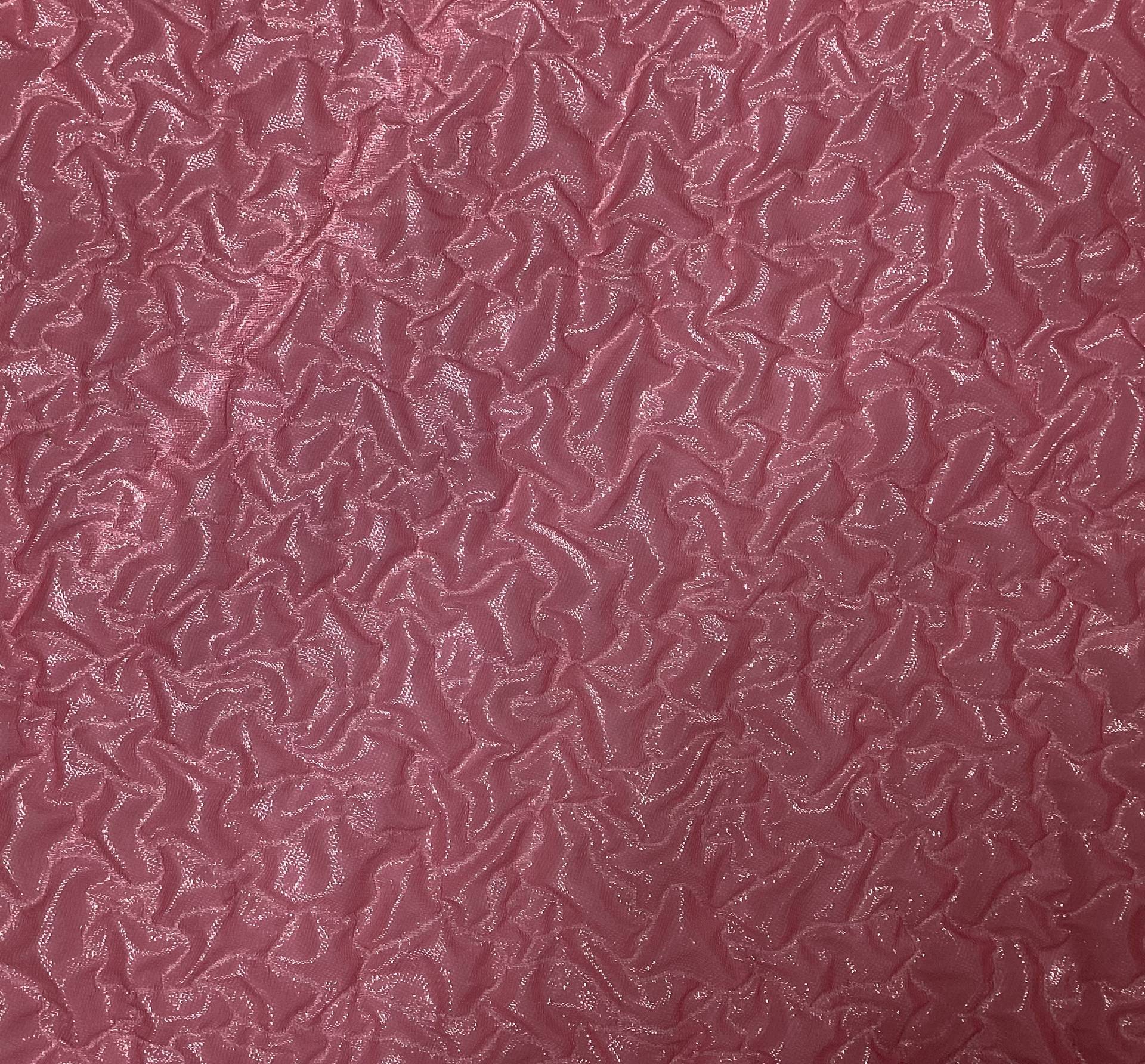 Made in Italy Silk/Nylon Cloque in Pink