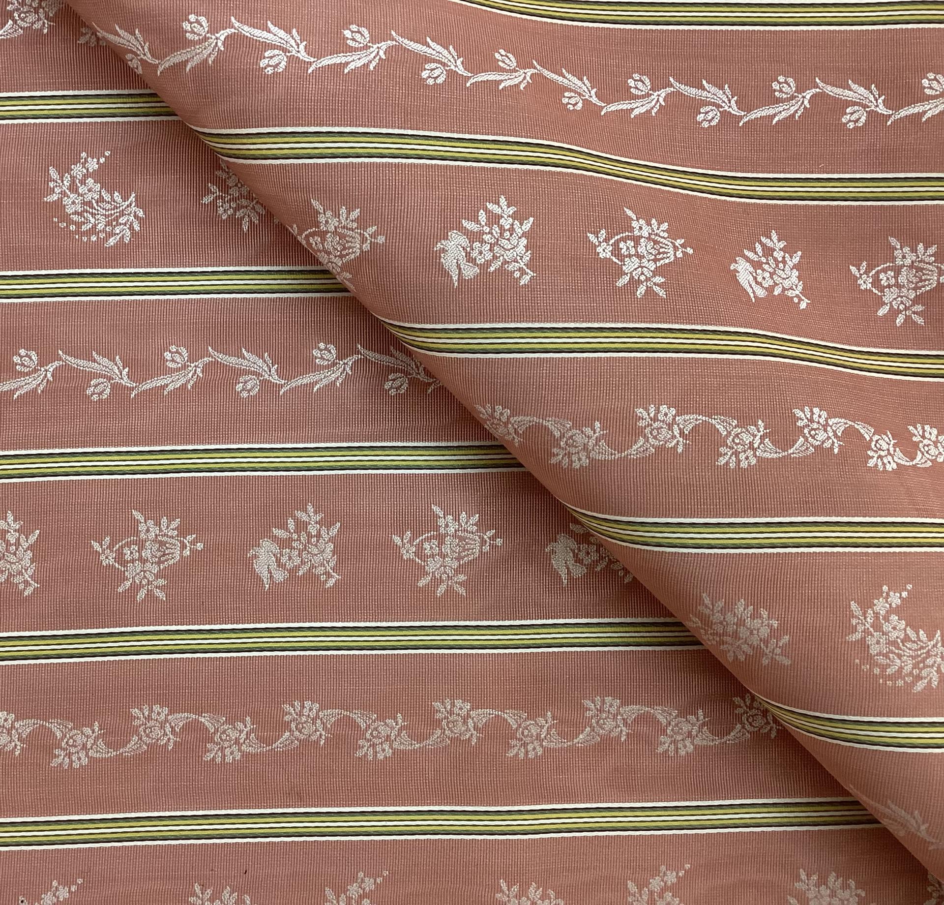 Italian Rayon Bangaline Moire Damask Stripe