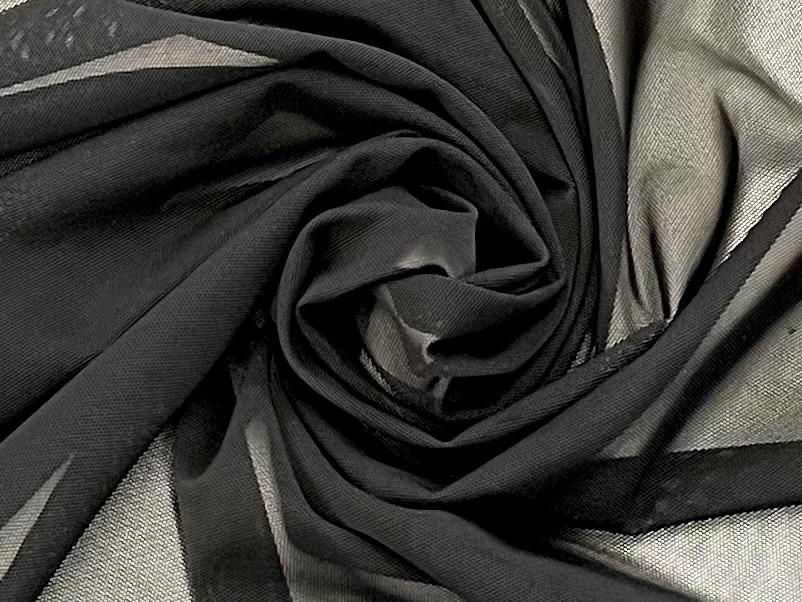 Stretch Mesh in Black