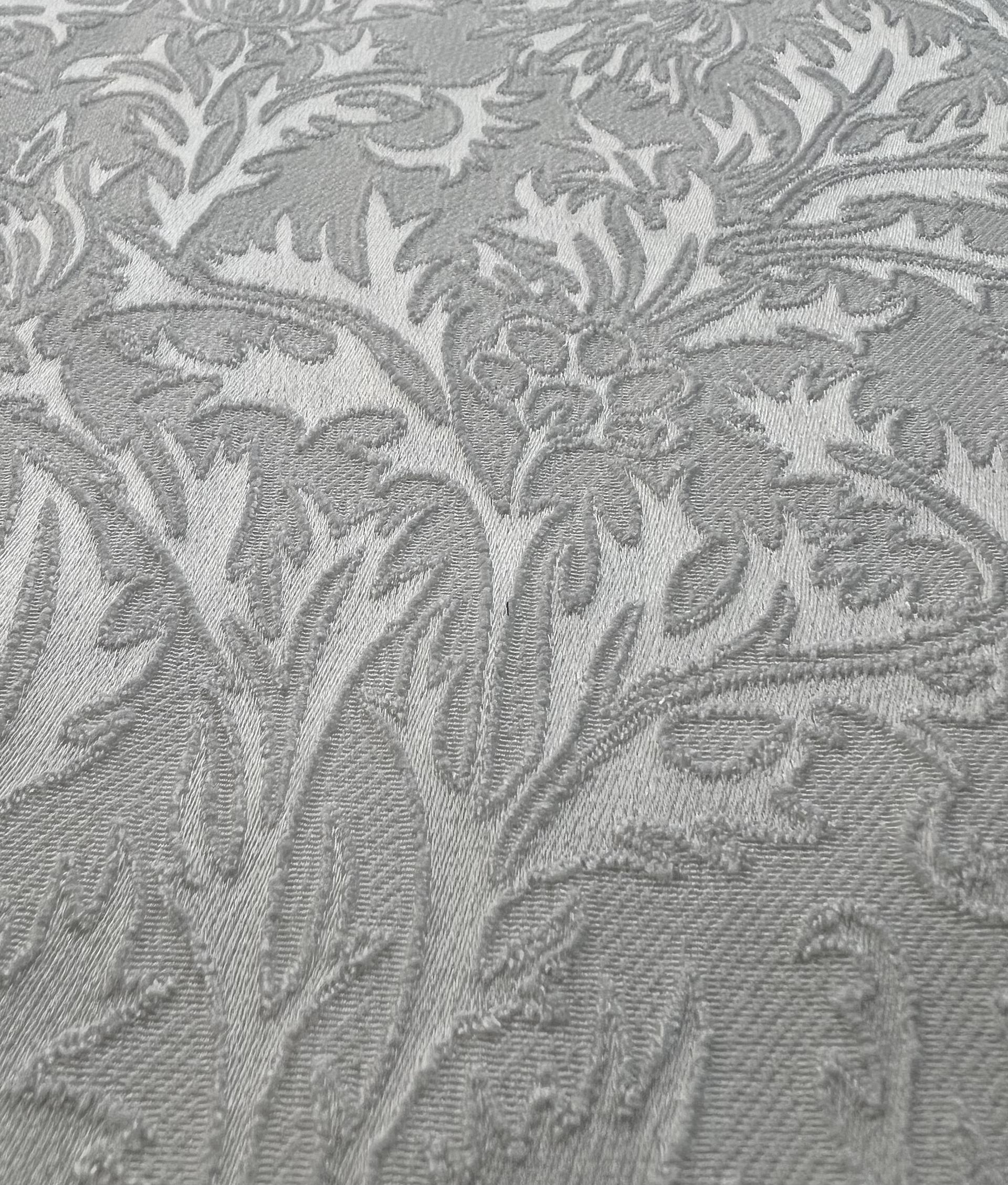 Stretch Jacquard Brocade in Off White