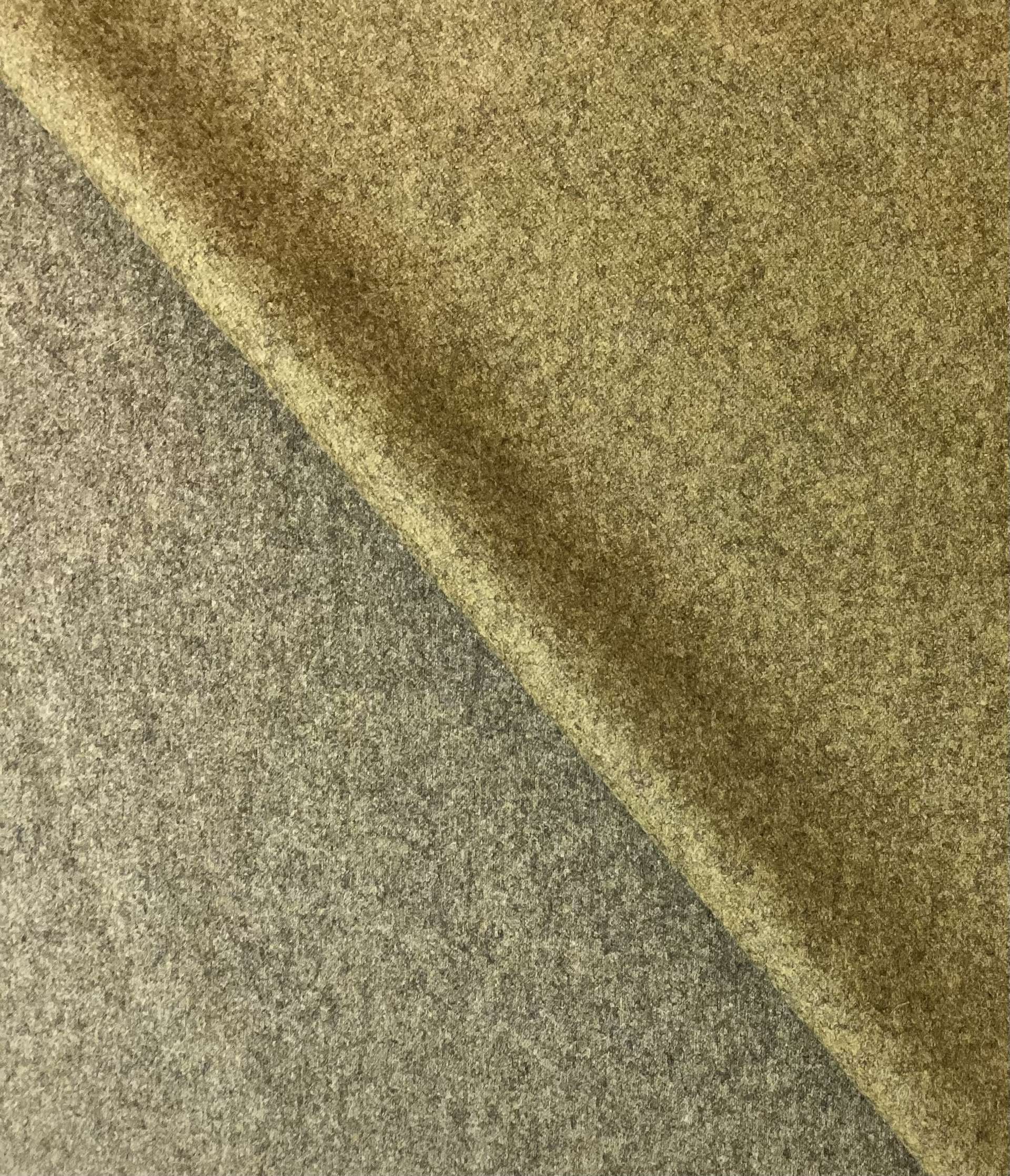 Made In Italy 100% Wool Flannel In Citrine