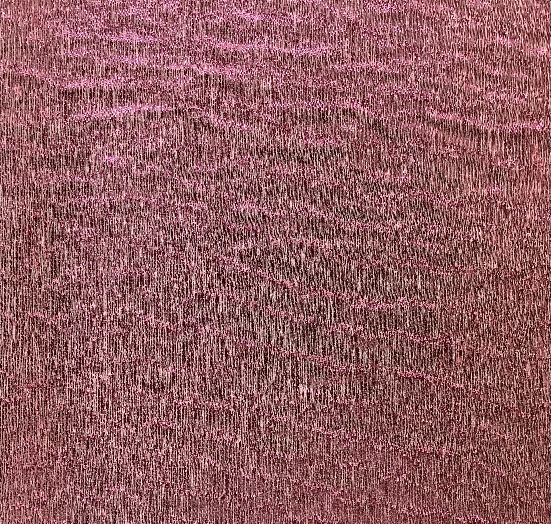 Made In Italy Silk & Metallic Sheer In Pink