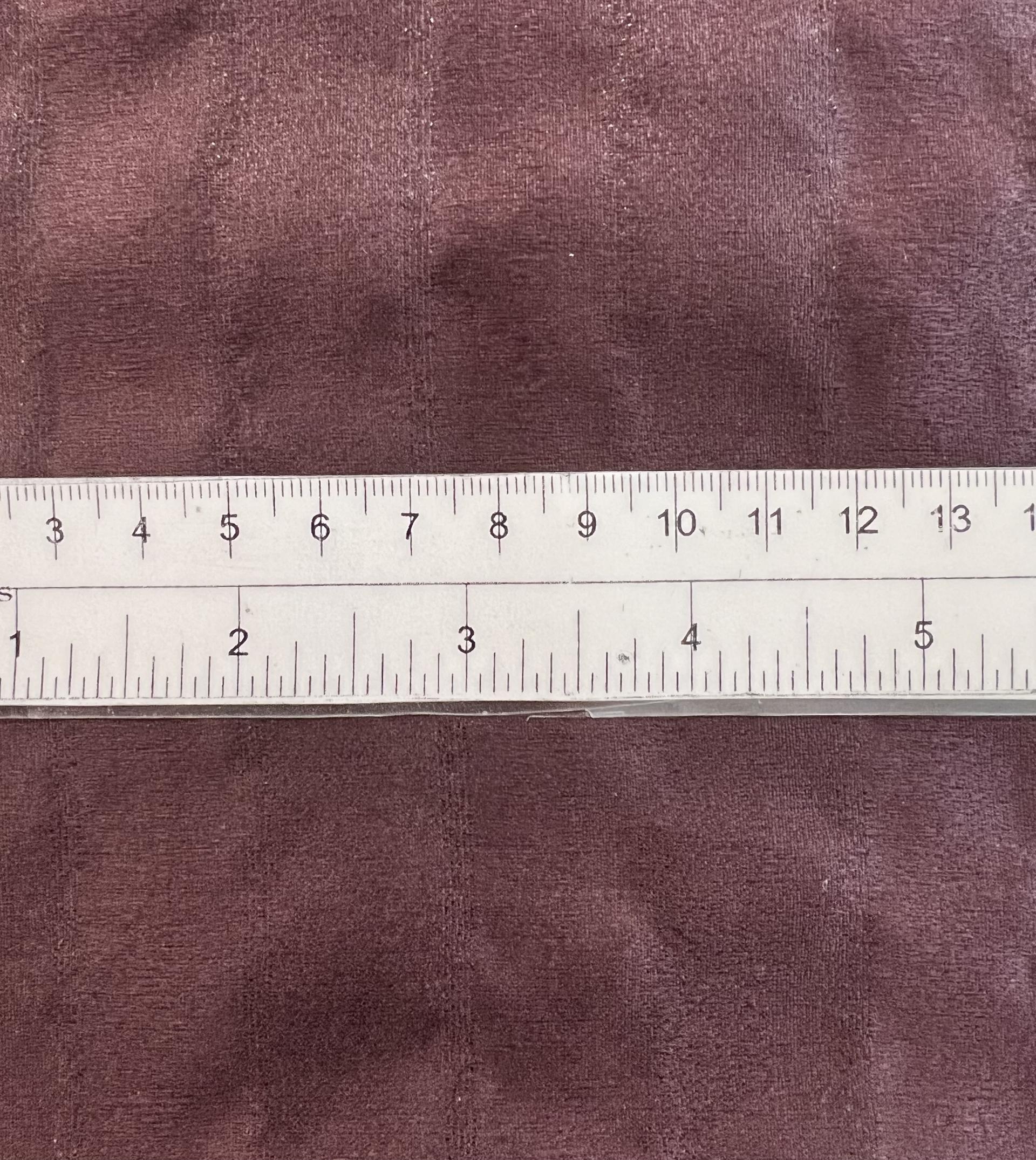 Made in Italy Silk/Metallic Jacquard Stripe in Raisin