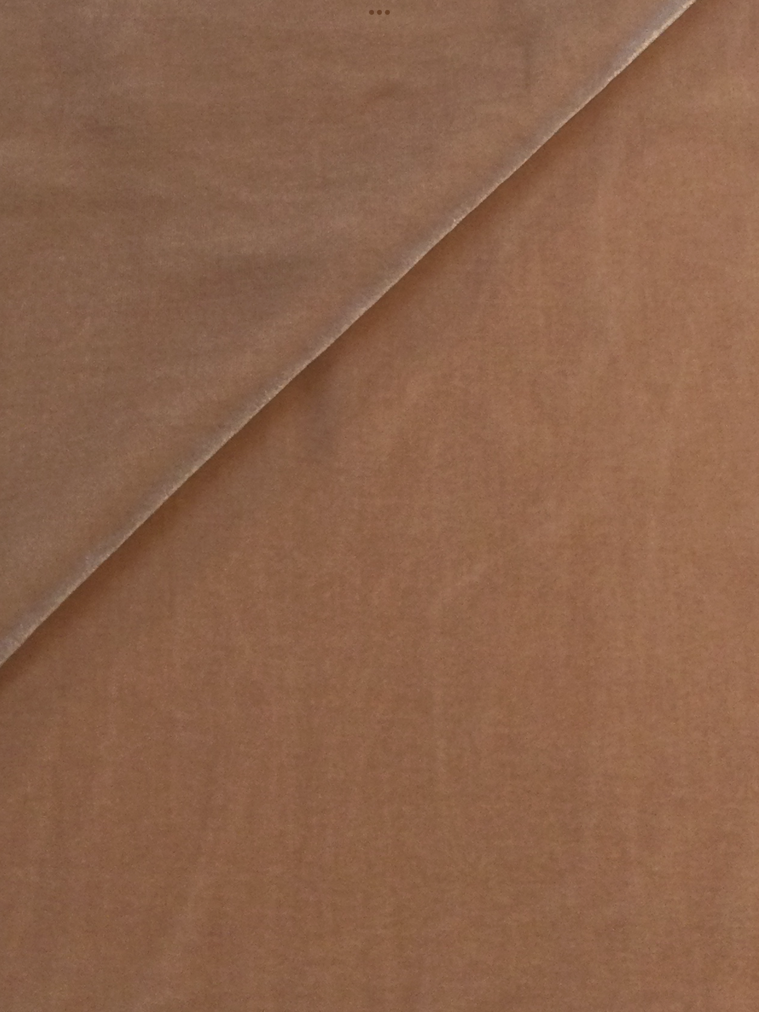 Silk and Rayon Velvet in Peachy Pink