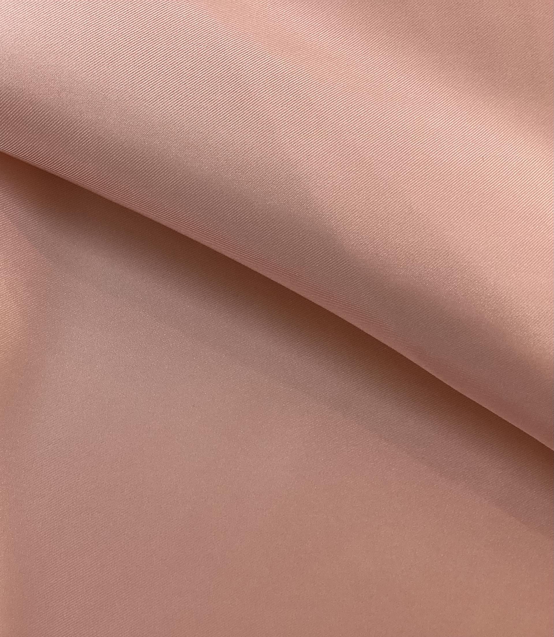 100% Silk Twill In Rose Quartz
