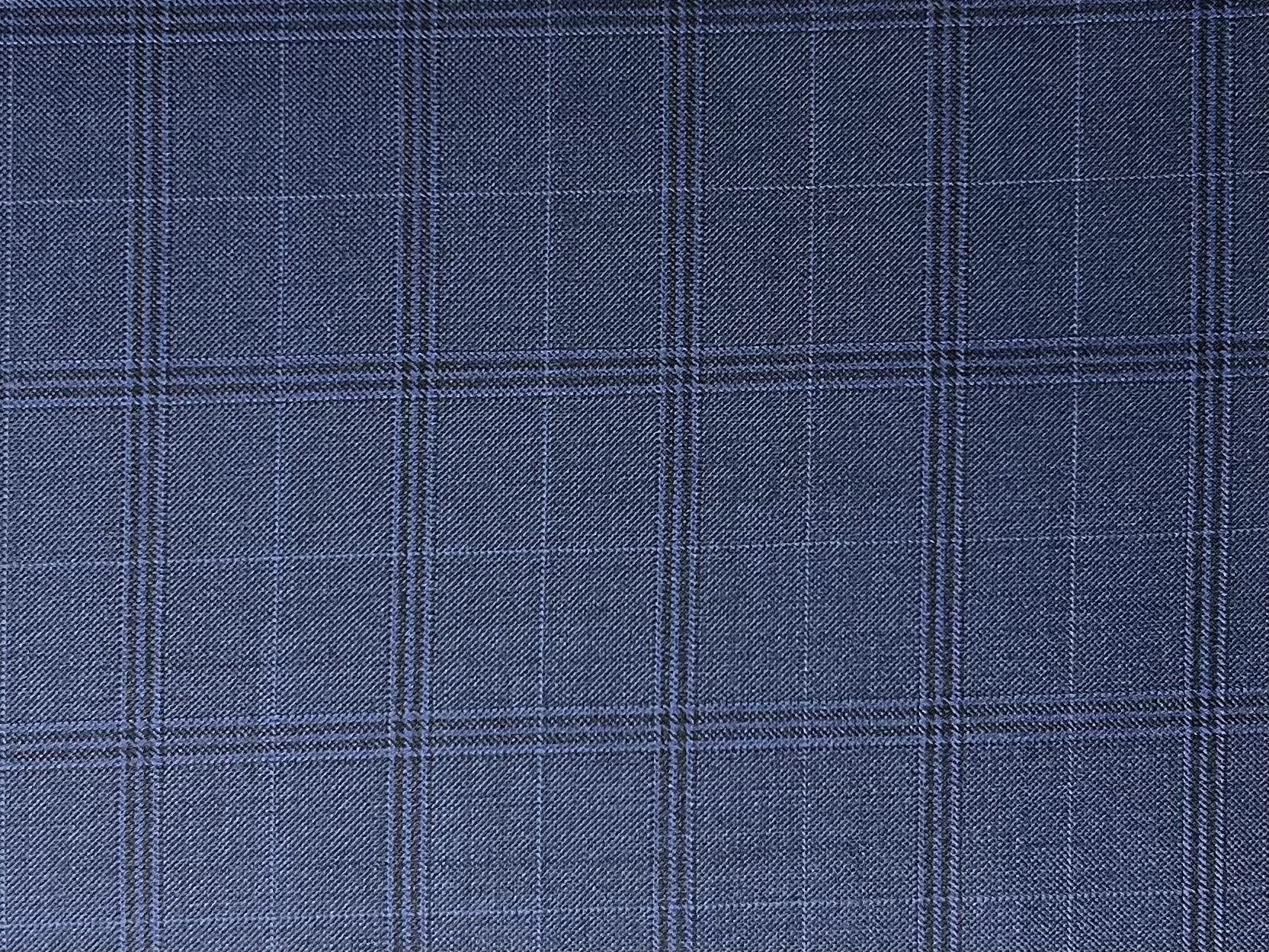 Made in Italy Vitale Barberis 100% Wool Plaid