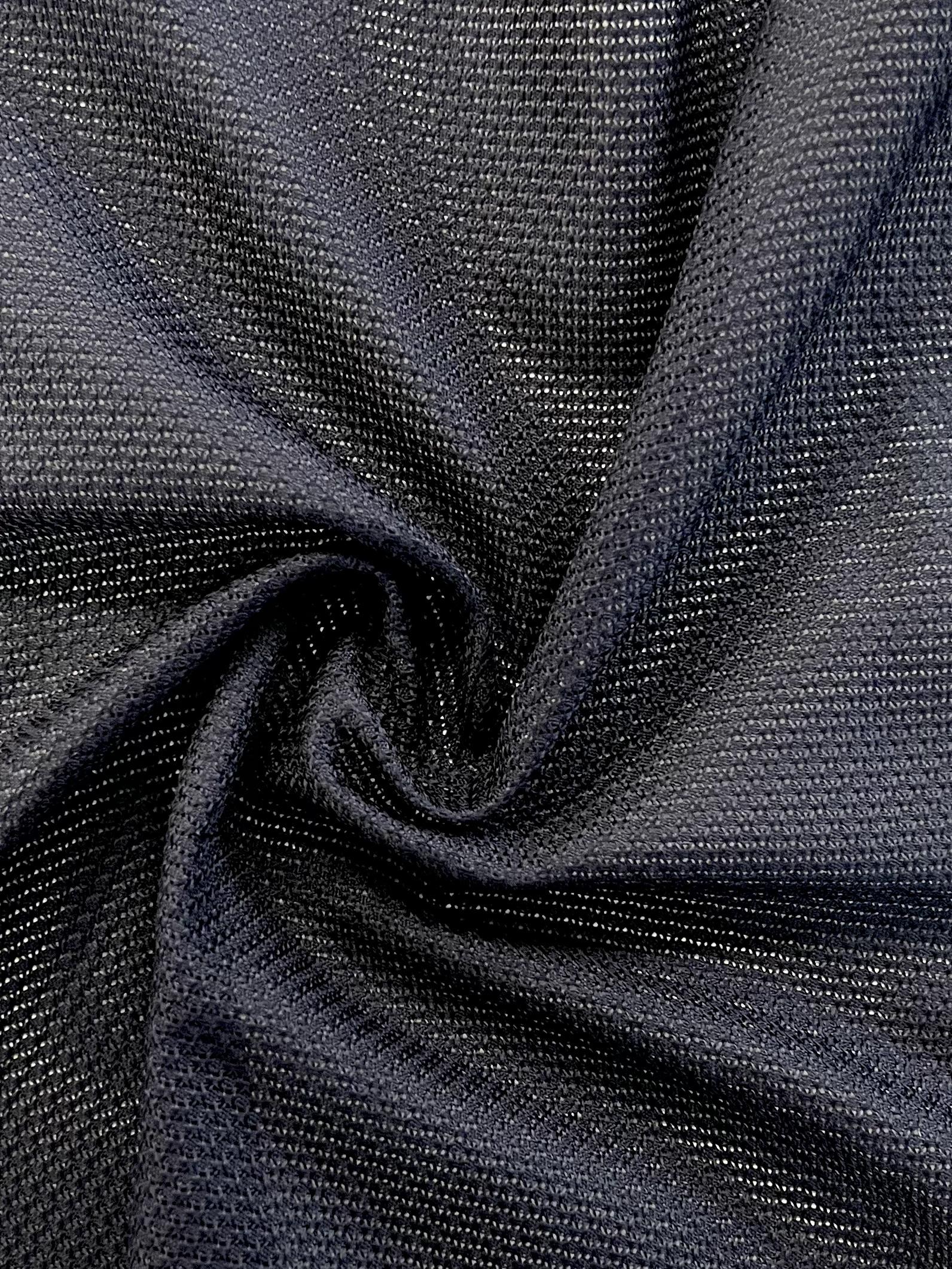 Silk Grenadine in Navy