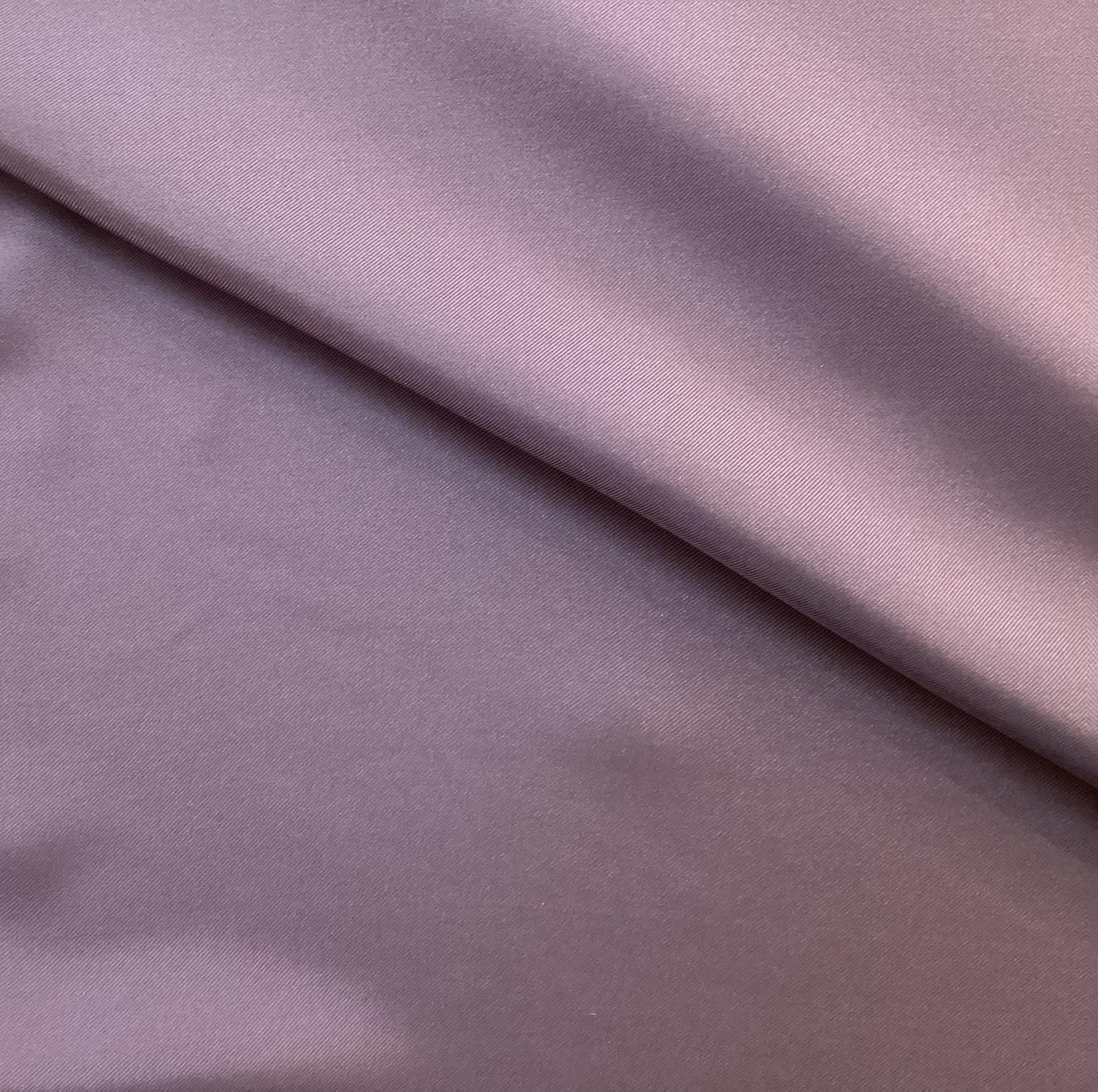 100% Silk Twill In Lilac