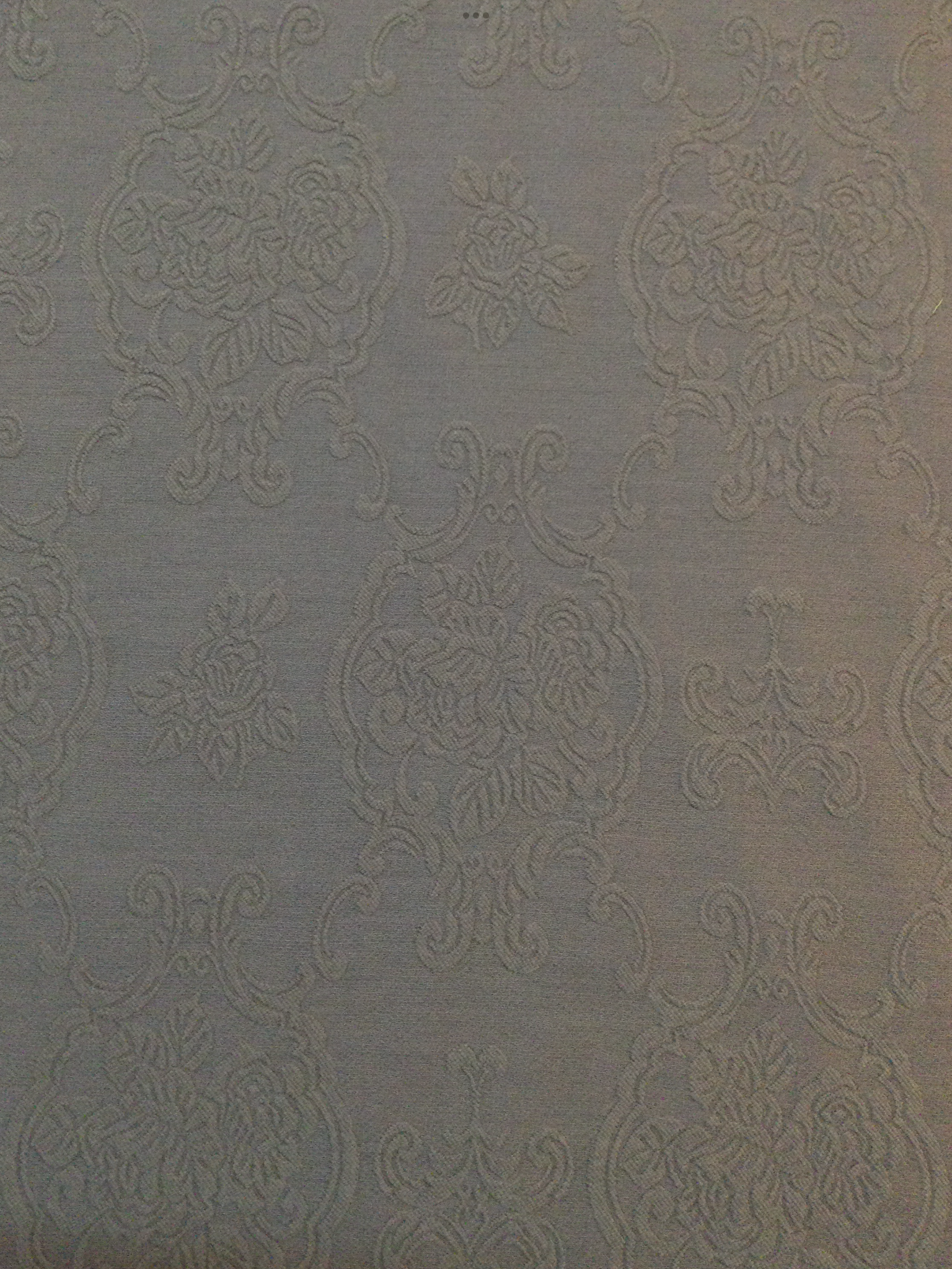 Made in Italy Wool Blend Brocade in Gray
