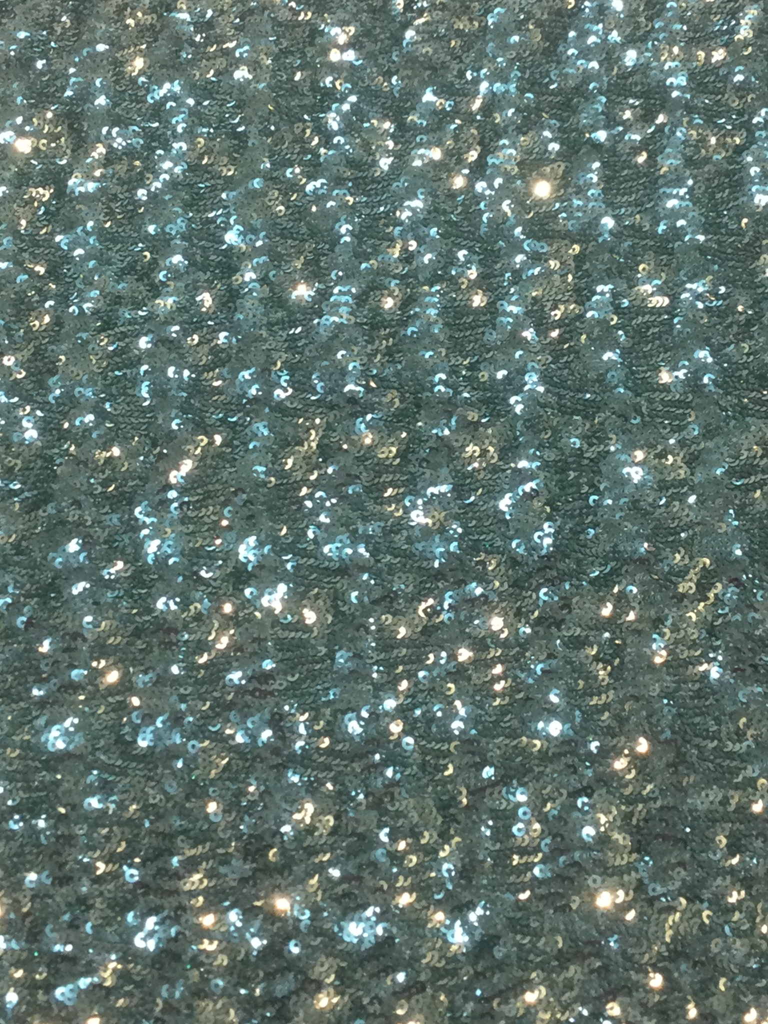 Mini Sequins on Stretch Tulle in Hiddenite Gem