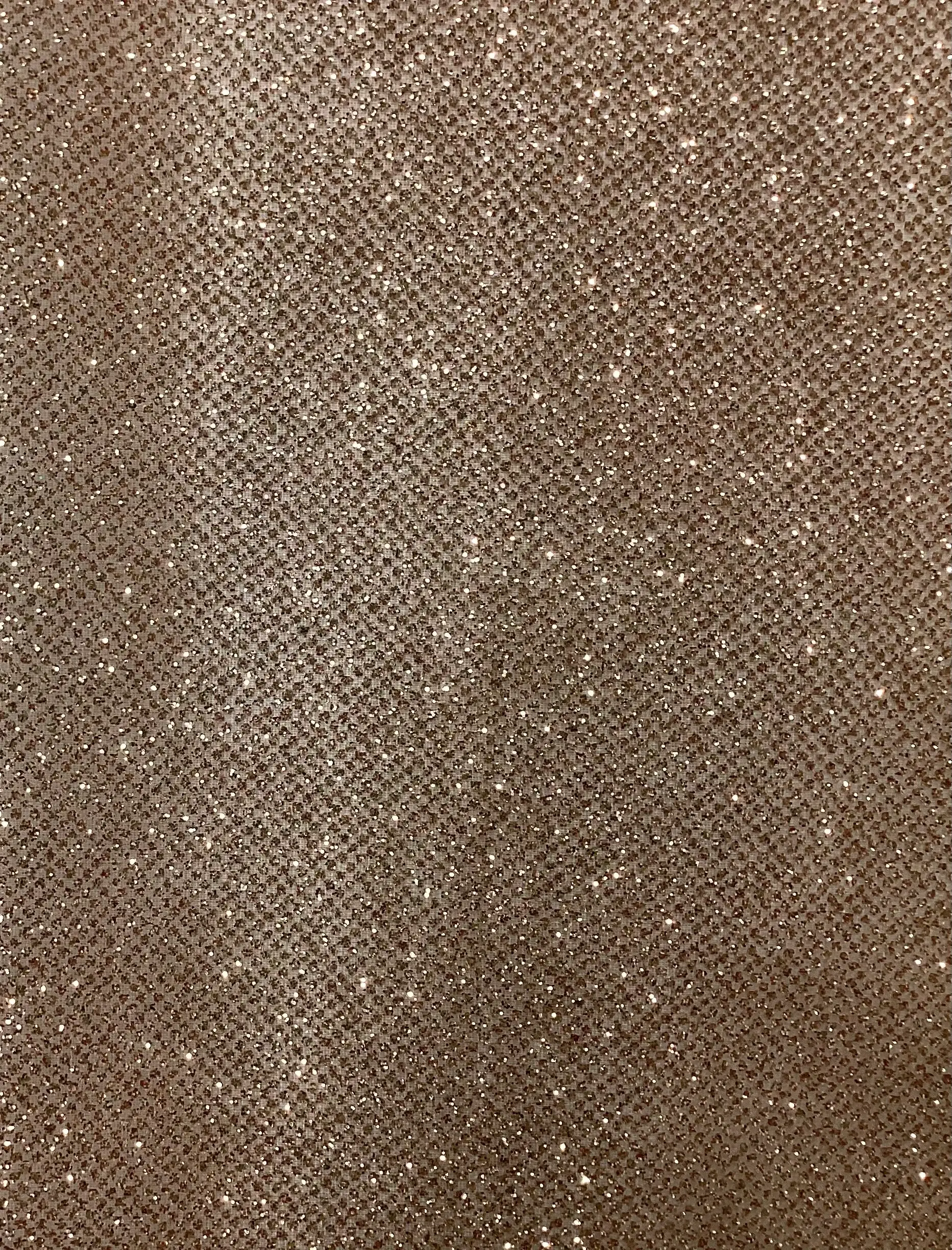 Glitter Mesh in Rose Gold