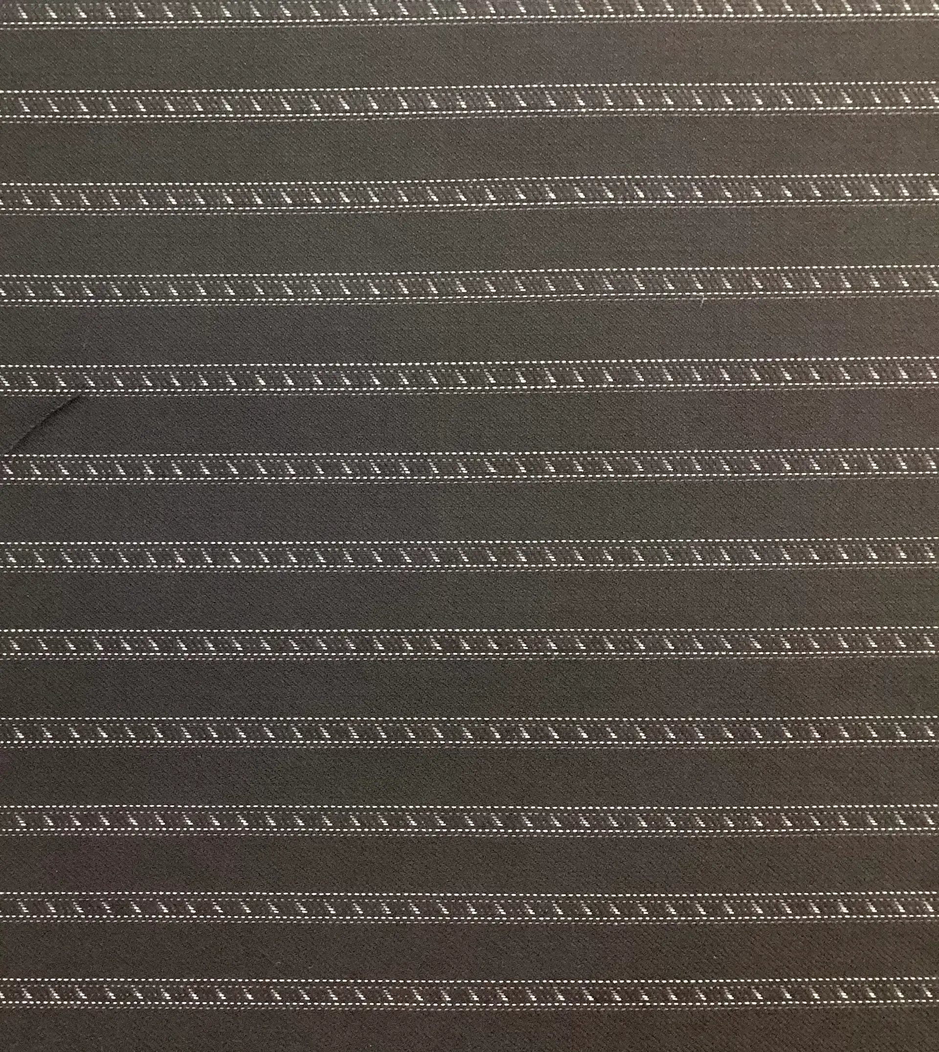 Wool Novelty Stripe In Black