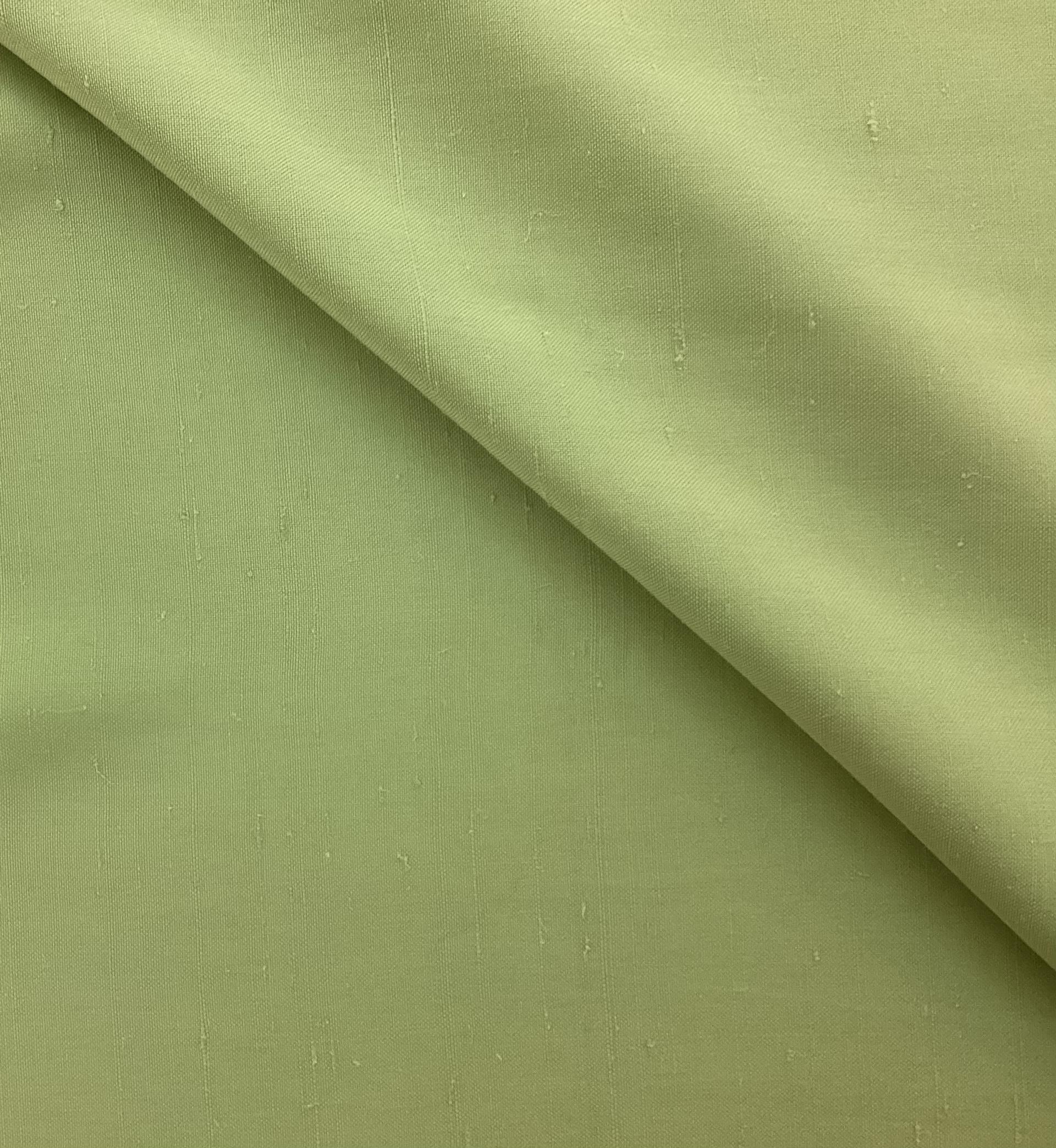 Made in Italy 100% Silk Duppioni in Sring Green