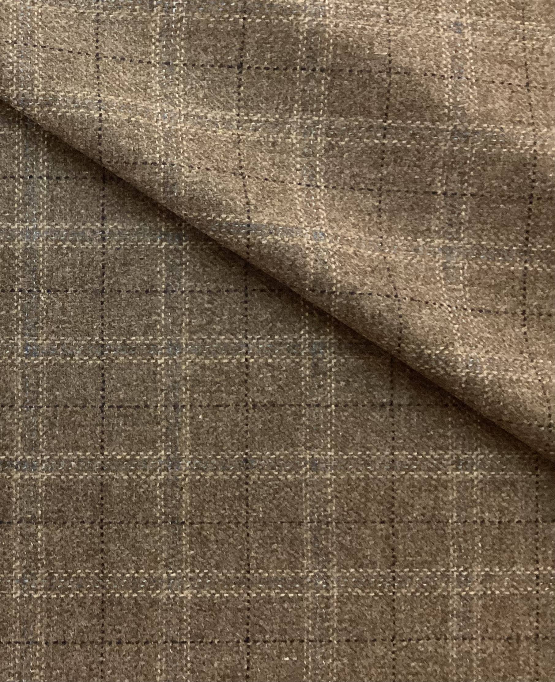 Made in Italy 100% Lambswool Super 110's In Bark