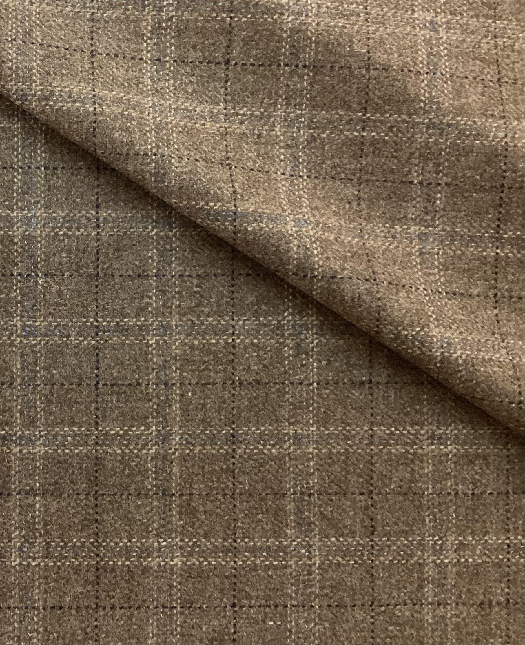 Made in Italy 100% Lambswool Super 110's In Bark