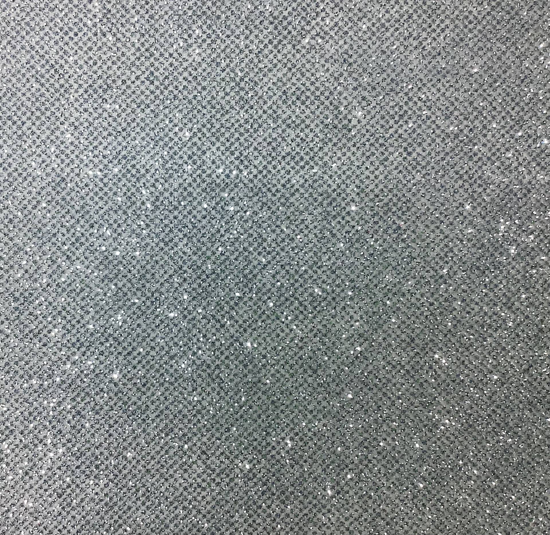 Glitter Mesh in Sky Blue