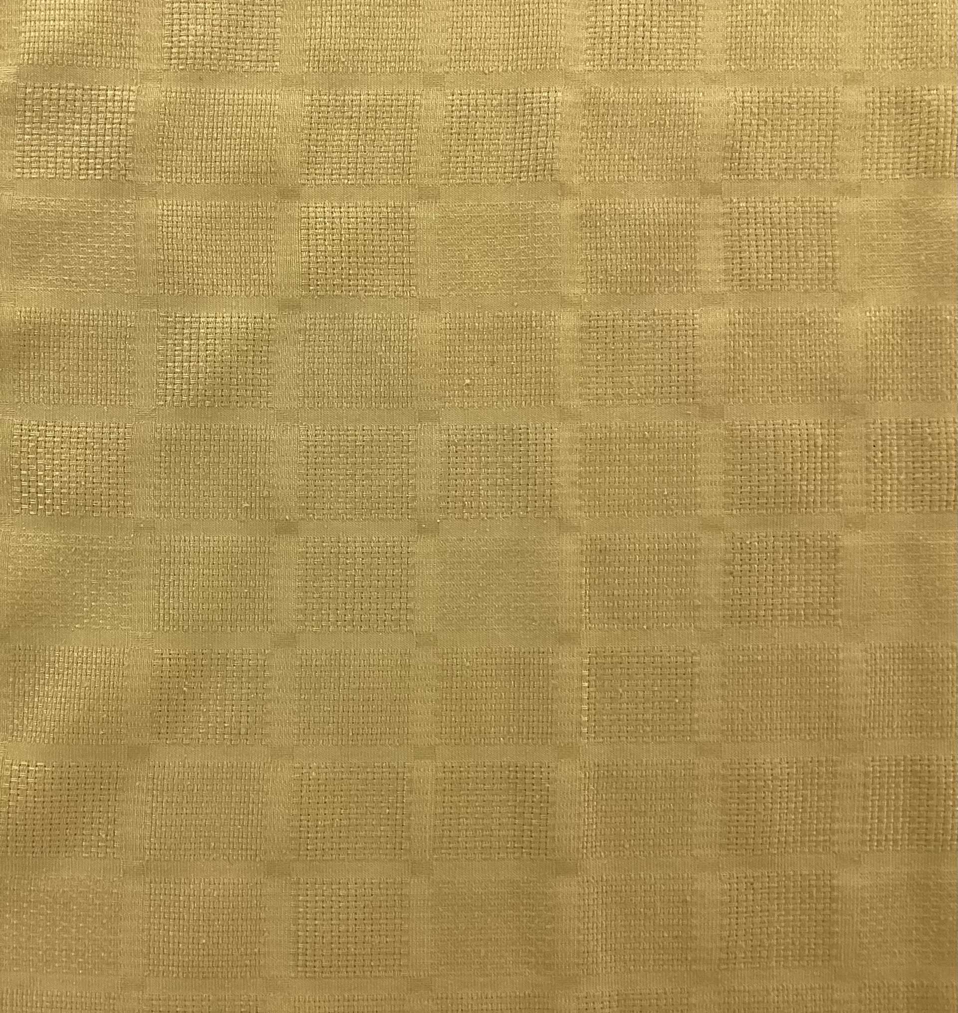 Made in Italy Pure Silk Mini Check Pattern Jacquard in Gold