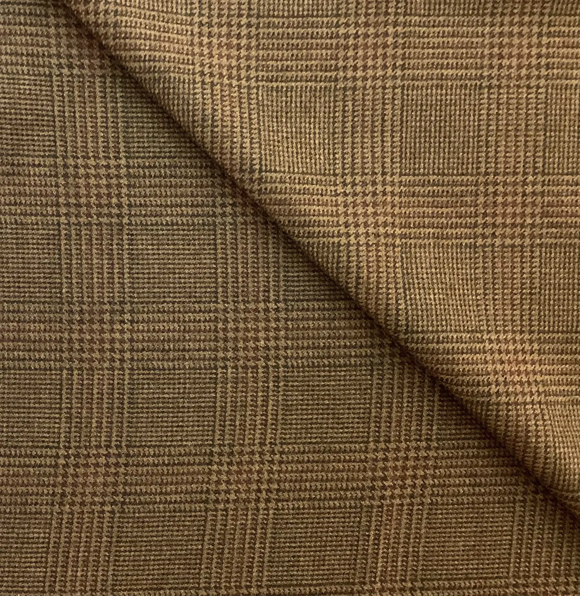 Made in Italy Loro Piana 100% Saxxon Wool In Walnut