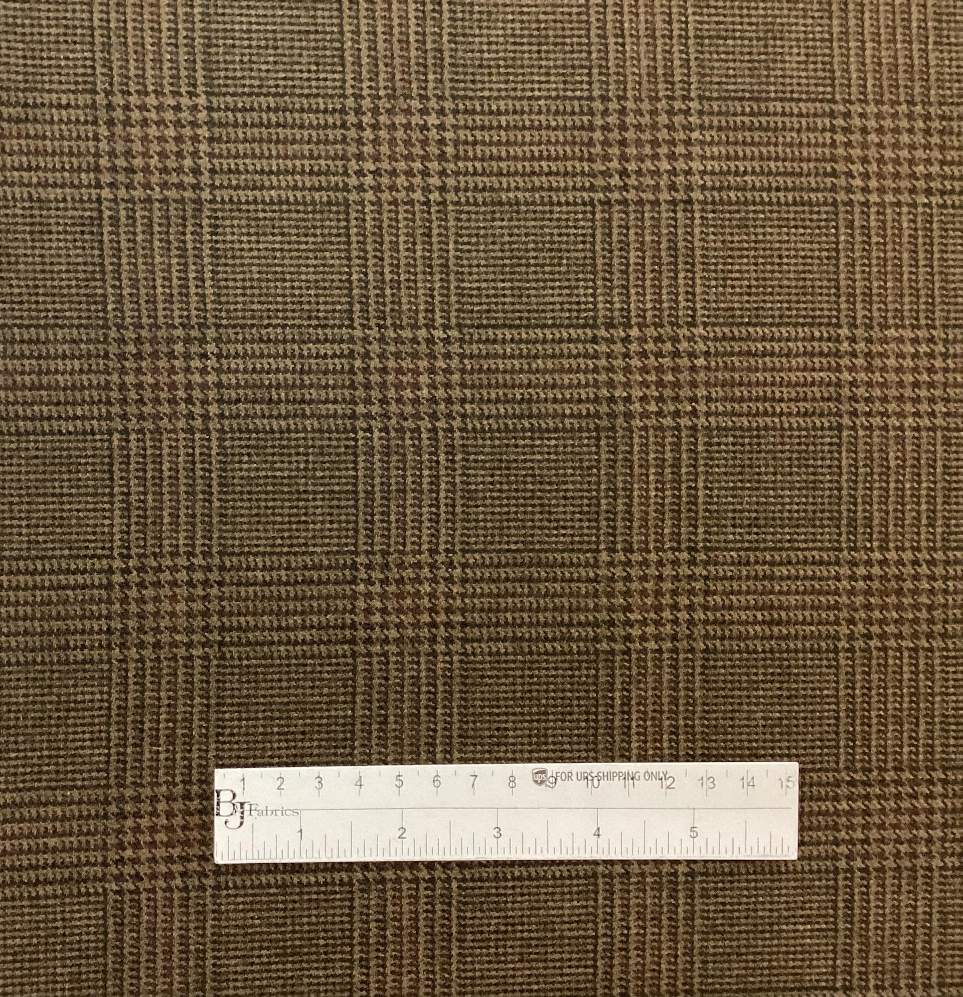 Made in Italy Loro Piana 100% Saxxon Wool In Walnut