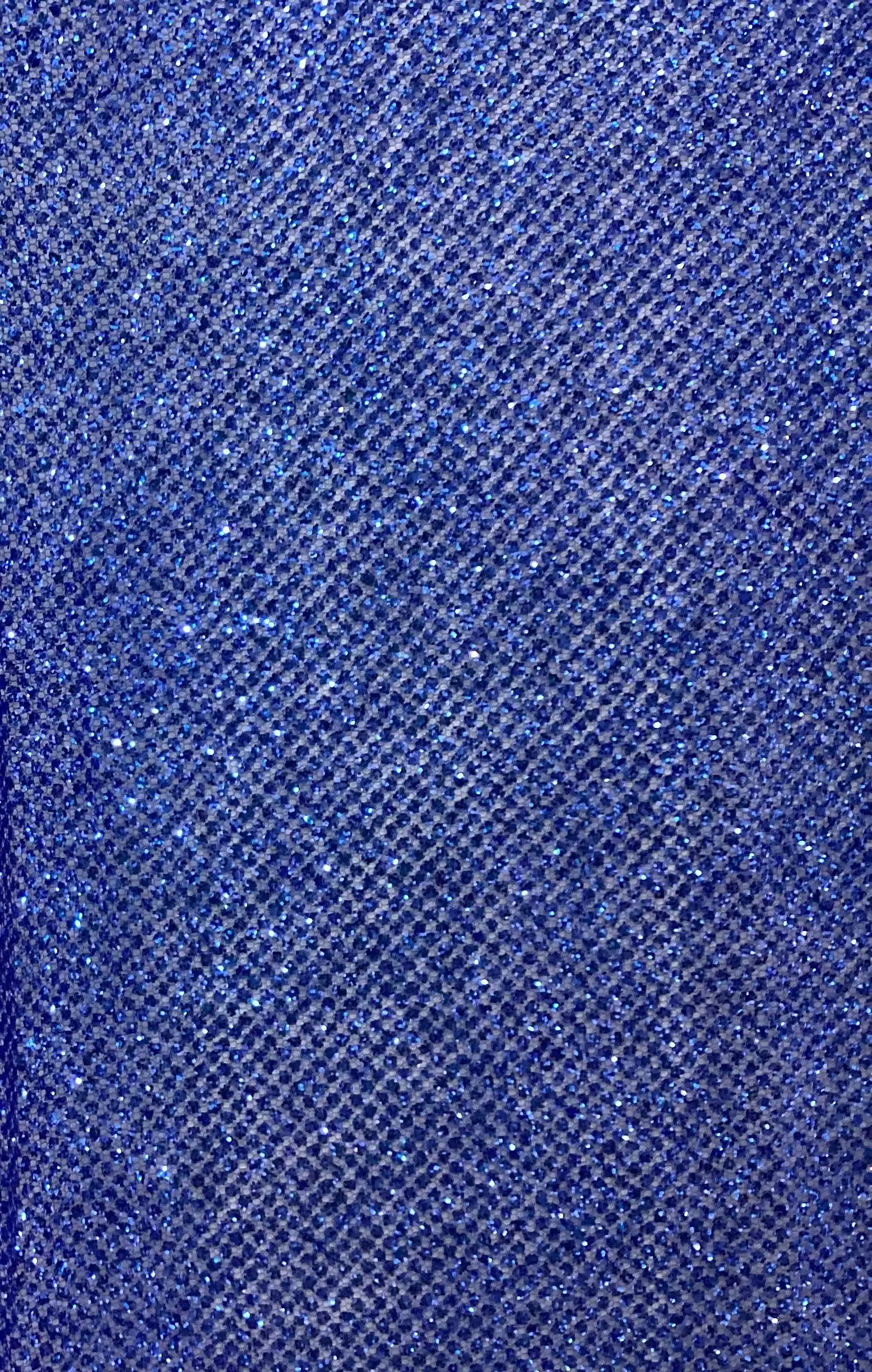 Glitter Mesh in Cobalt Blue